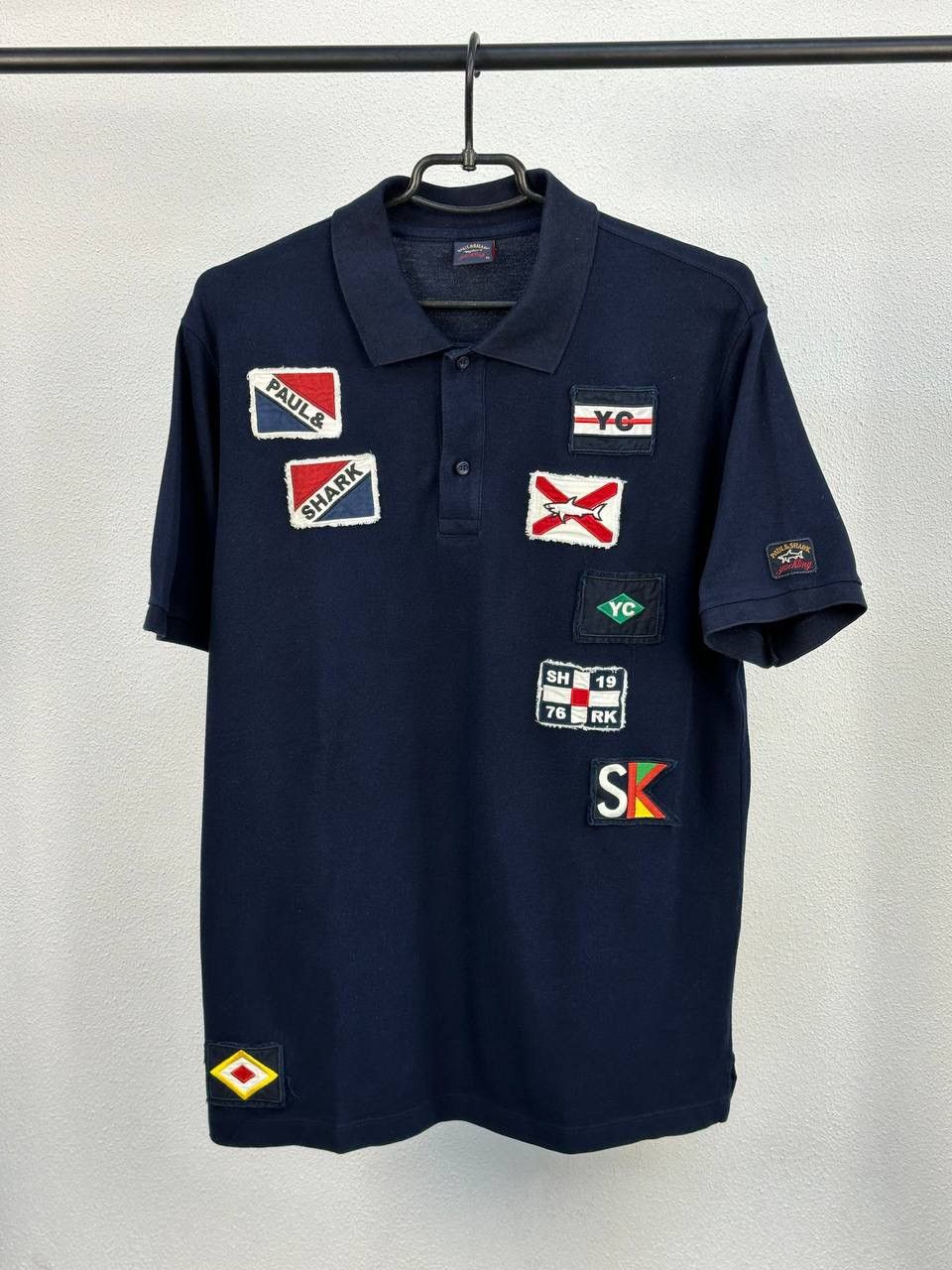 Paul & Shark Paul & Shark Yachting Shark Pique Polo Shirt Short Sleeve XL Size US XL / EU 56 / 4 - 1 Thumbnail