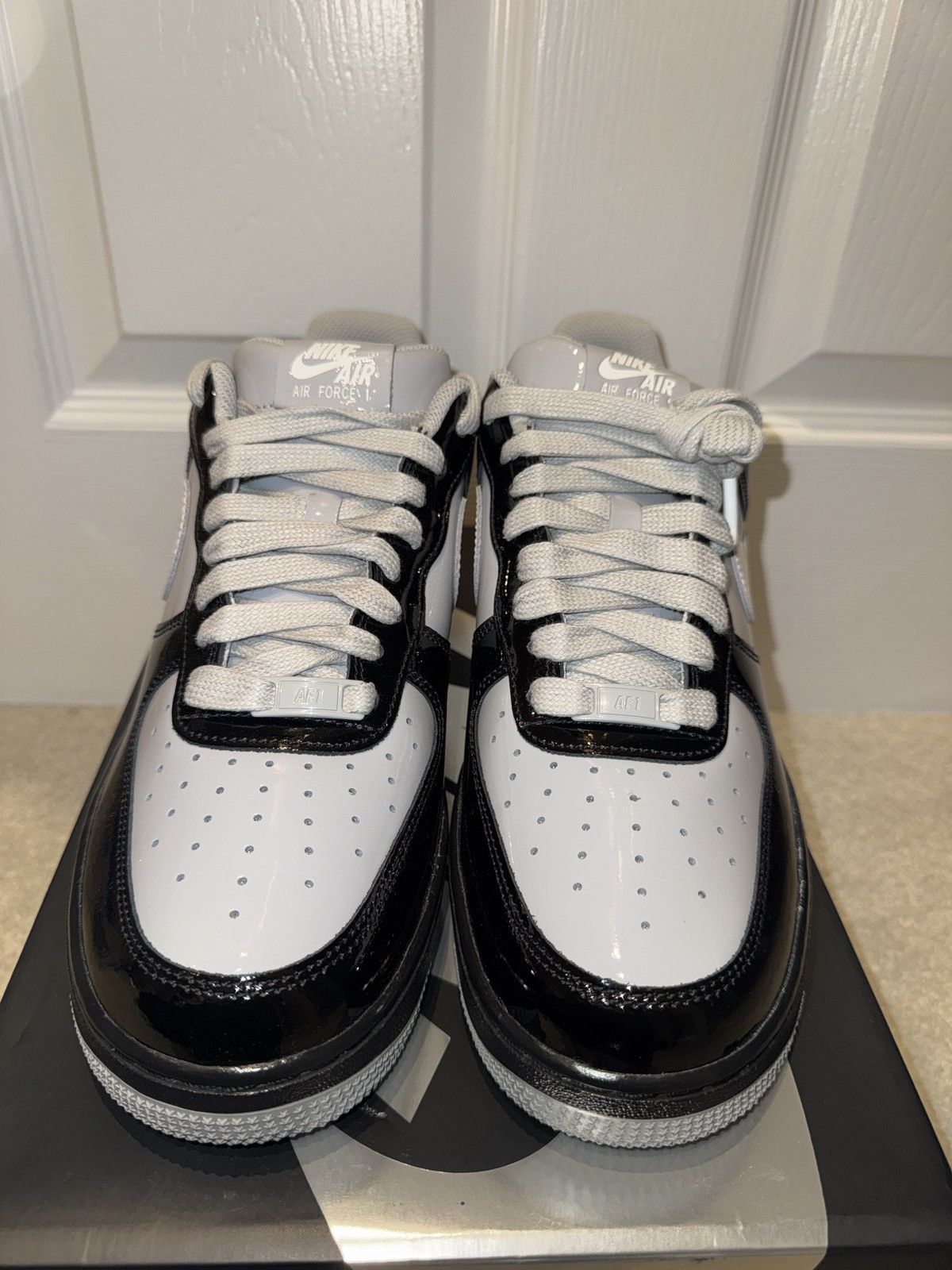 Nike Nike x Syna Air Force 1 '07 Black/Light Smoke Grey US 9.5 Size US 9.5 / EU 42-43 - 5 Thumbnail