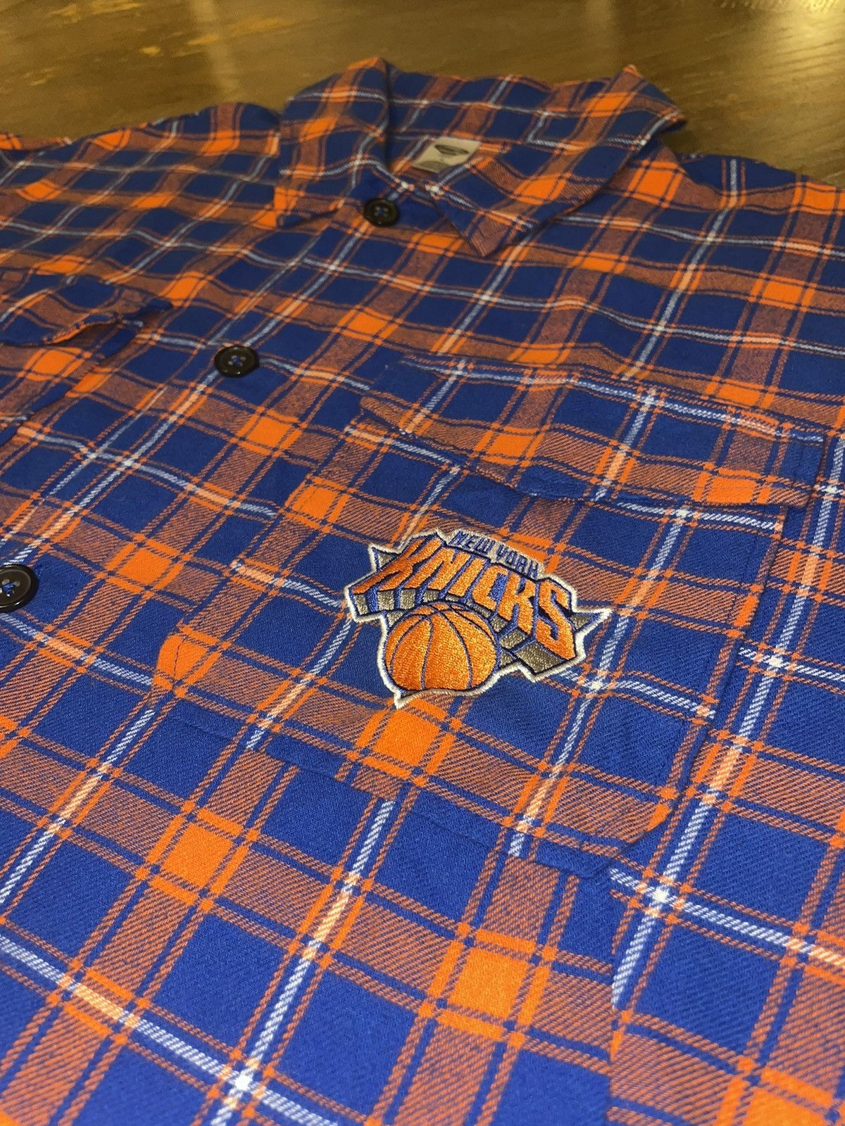 NBA Concepts Sports New York Knicks Flannel Jacket - Large Size US L / EU 52-54 / 3 - 4 Thumbnail