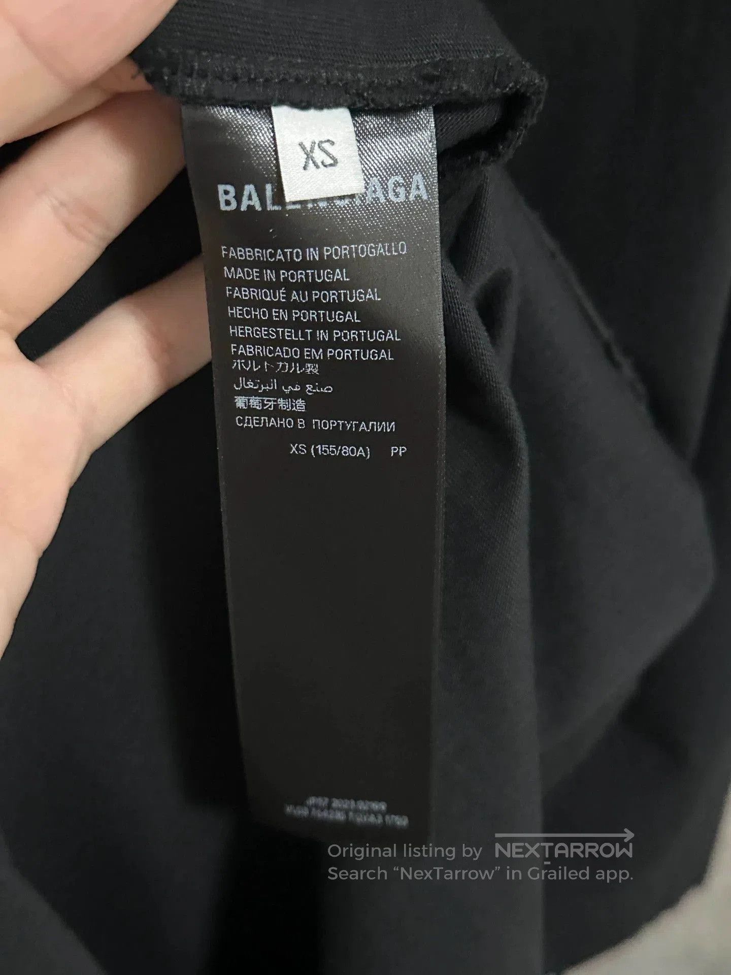 Balenciaga Balenciaga SS24 Logo Short Sleeve T-shirt. Size US XS / EU 42 / 0 - 3 Thumbnail