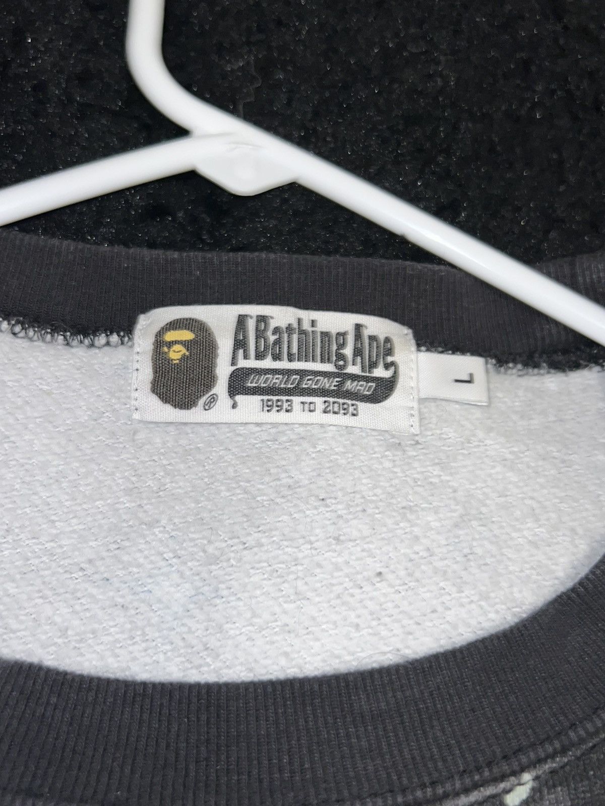 Bape Space Camo Bape Crewneck *RARE* Size US L / EU 52-54 / 3 - 4 Thumbnail