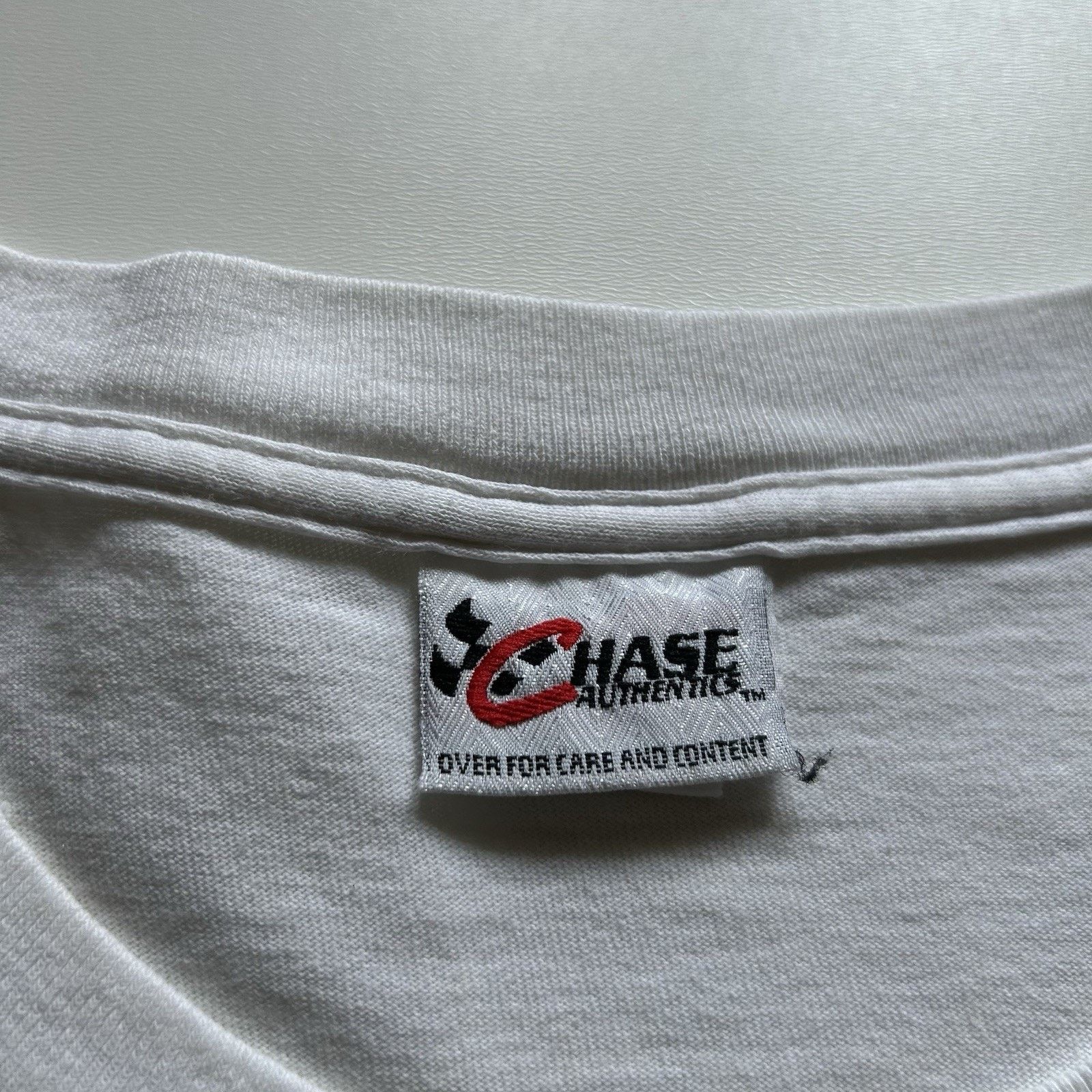 Chase Authentics Vintage NASCAR T Shirt XL White Y2K Earnhardt Jr Racing Rare Size US XL / EU 56 / 4 - 7 Thumbnail