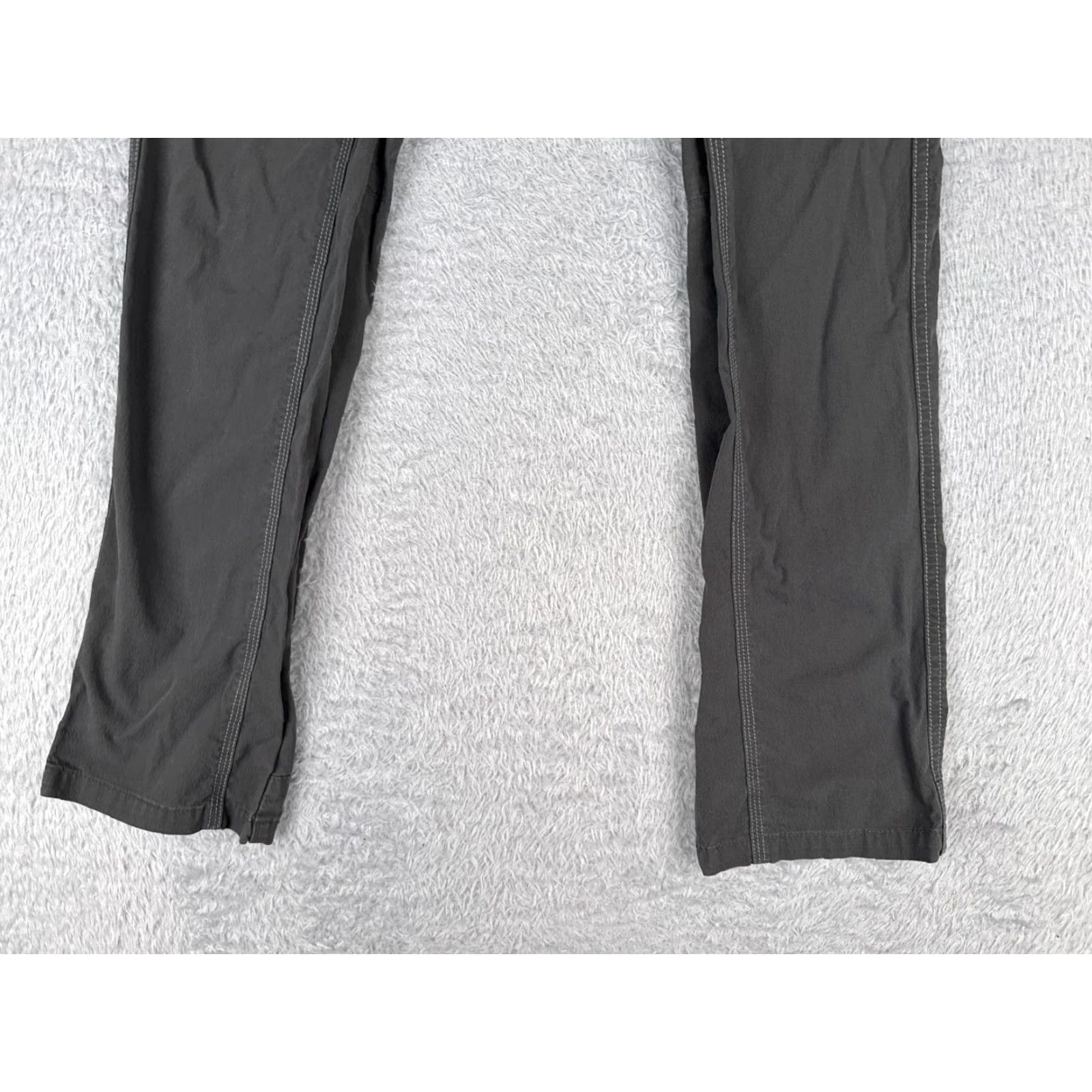 Vintage Kuhl Pants Womens 4 Gray Cargo Skinny Nylon Blend Cotton Hike Camp 28x32 Size 27" / US 4 / IT 40 - 2 Thumbnail