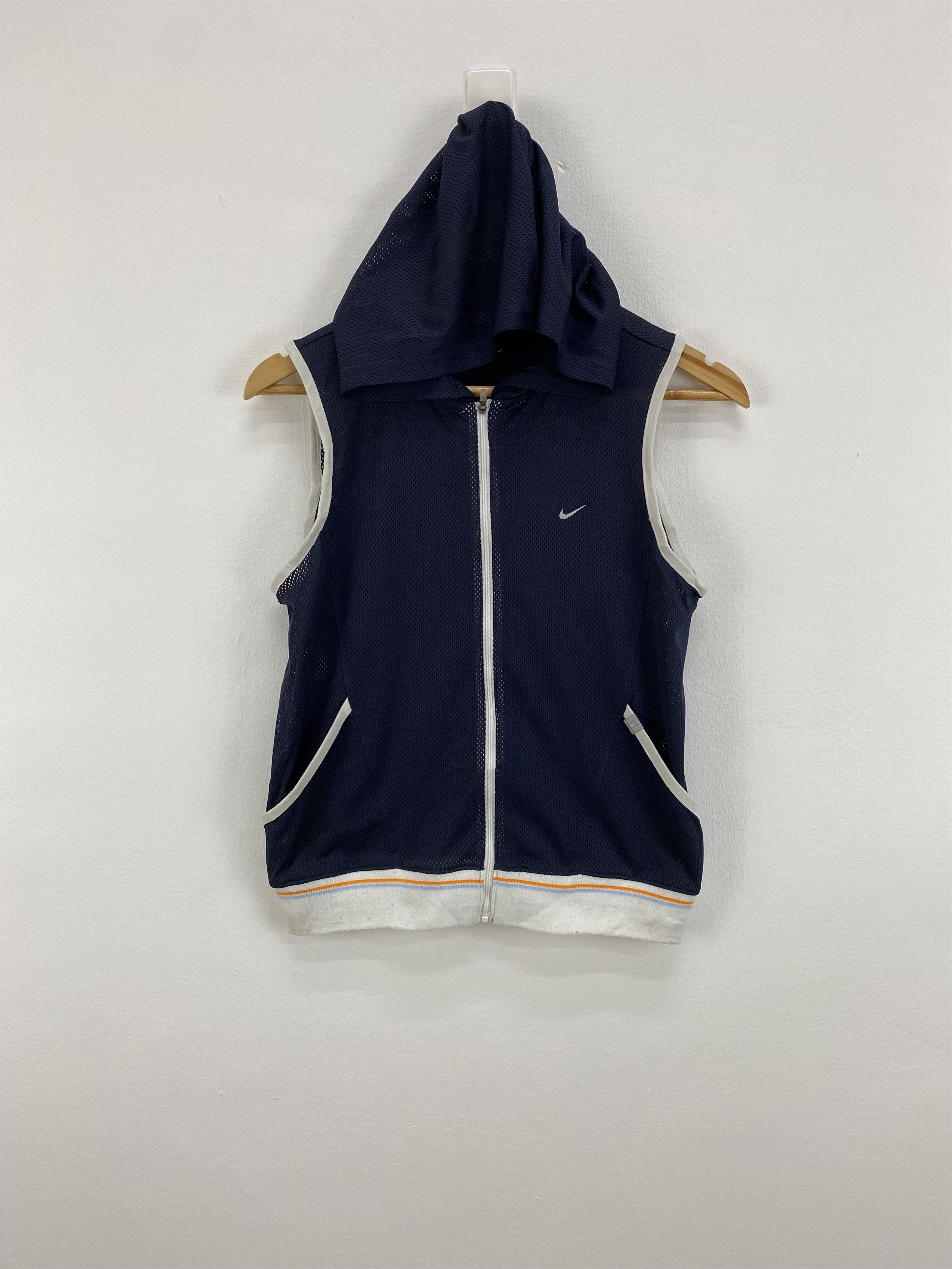Nike Vintage Hoodie Vest NIKE Size US M / EU 48-50 / 2 - 1 Thumbnail