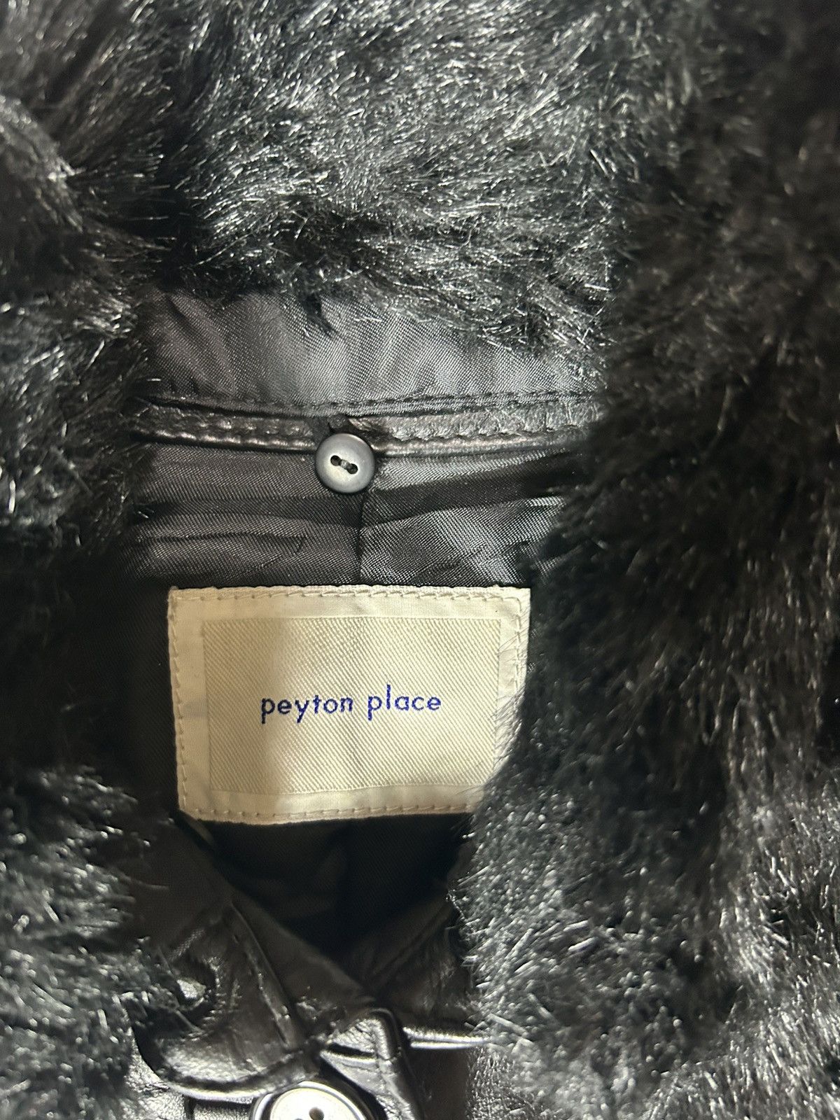 Vintage 1990s PPFM LEATHER JACKET Size S / US 4 / IT 40 - 4 Thumbnail