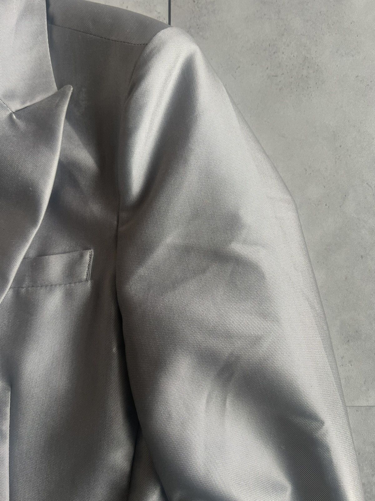 Japanese Brand Madhound Silver Tailored Blazer Size US S / EU 44-46 / 1 - 2 Thumbnail