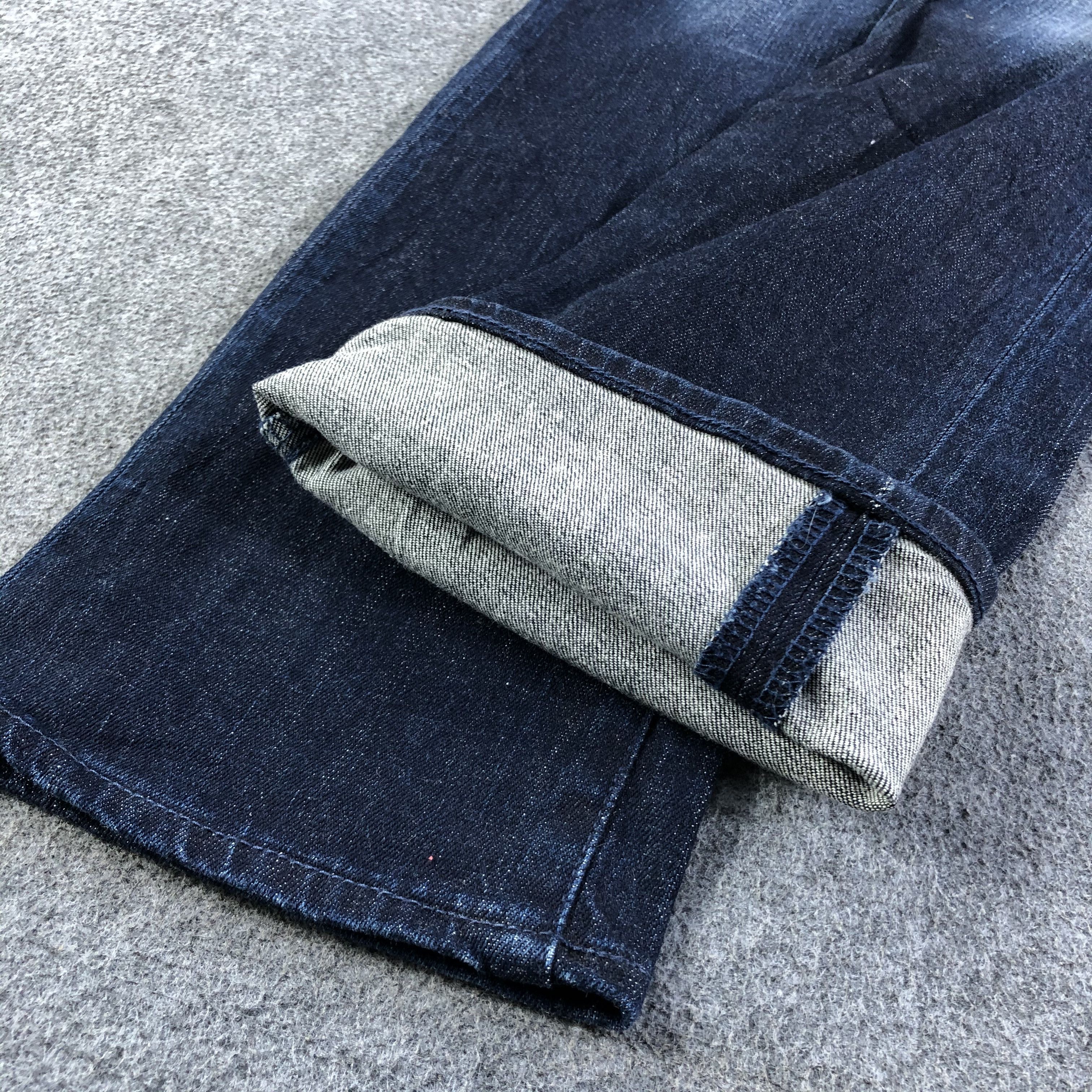 Japanese Brand Uniqlo S001 Jeans Blue Slim Fit Denim -J2847 Size US 33 - 6 Thumbnail