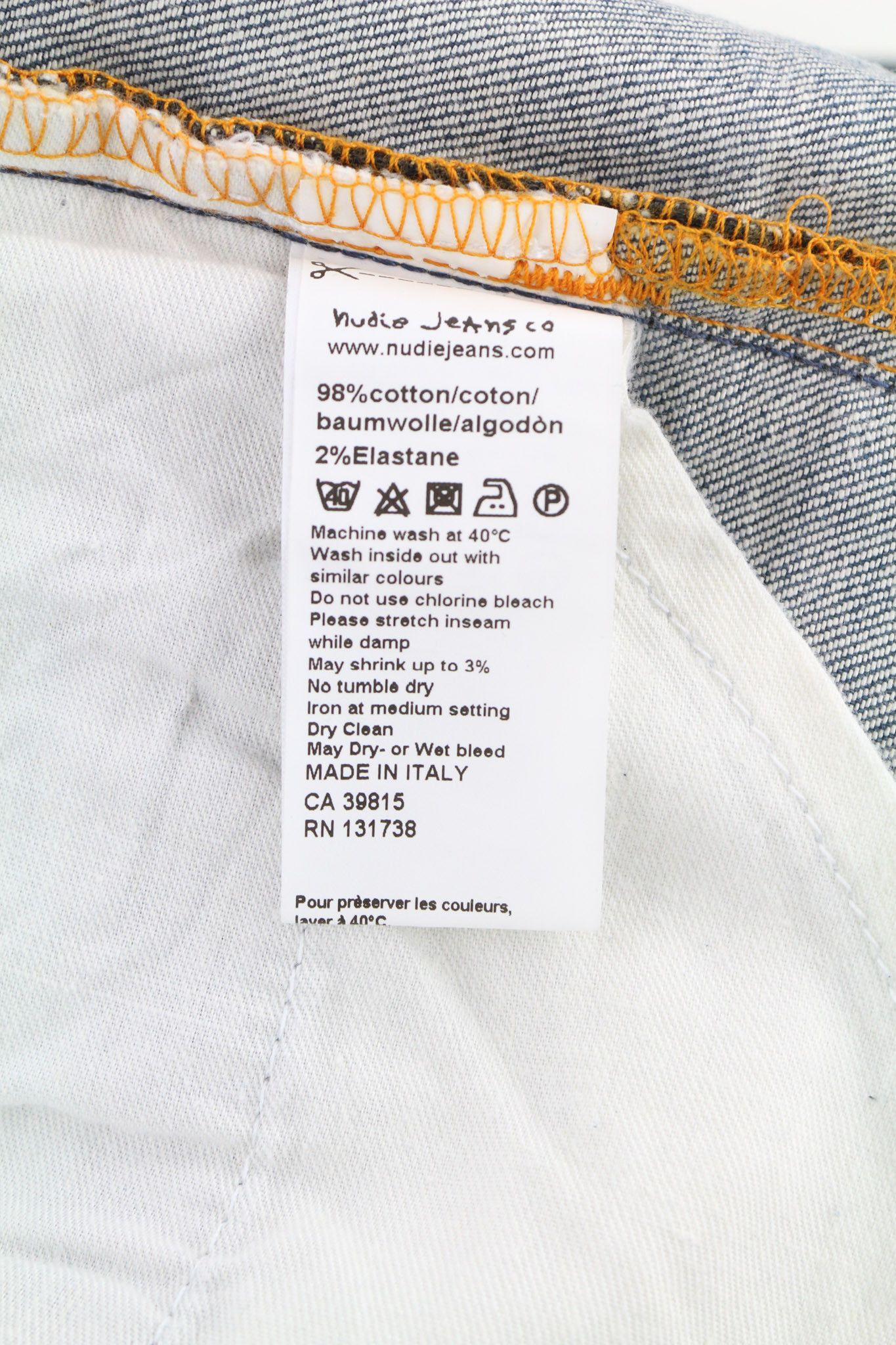 Nudie Jeans THIN FINN GREY AUTHENTIQUE USED W28/L34 Faded Jeans 80417 Size US 28 / EU 44 - 8 Thumbnail