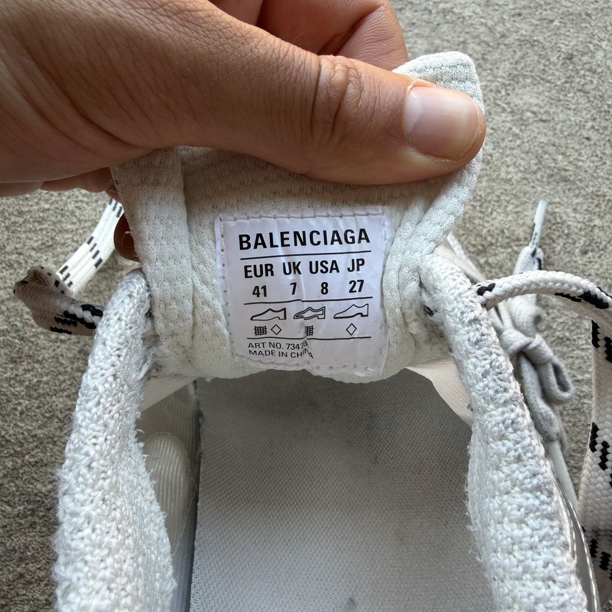 Balenciaga Balenciaga 3XL Sneaker White/Silver EU 41/US 8 Size US 8 / EU 41 - 7 Thumbnail