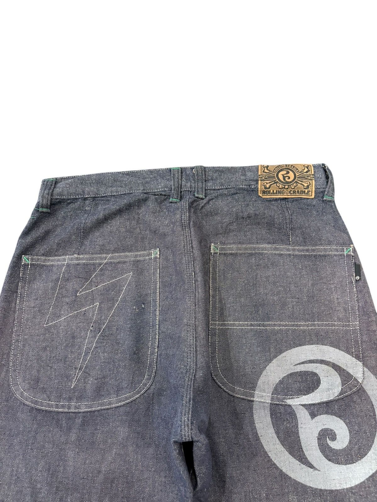Japanese Brand Vintage Japanese Brand Distressed Baggy Baker Pants Jeans Size US 34 / EU 50 - 8 Thumbnail