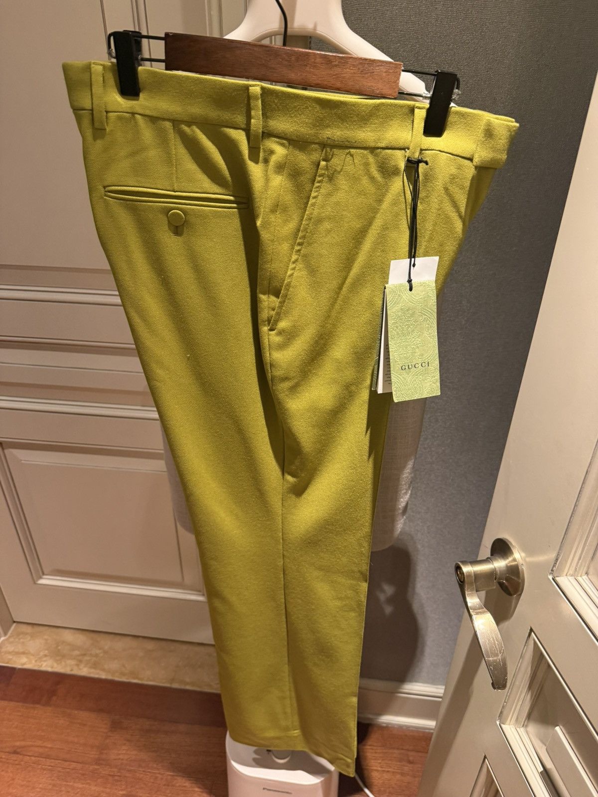 Gucci mustard wool wide legged pants size48 Size US 31 - 3 Thumbnail