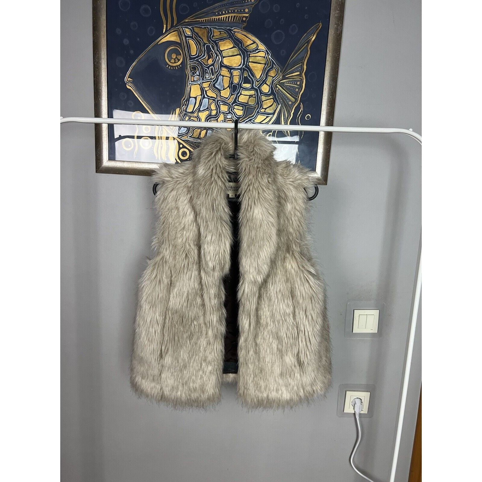 Denim & Supply Ralph Lauren Ralph Lauren Denim&Supply VTG Y2k Acrylic Fur Deep Peel Vest Size S / US 4 / IT 40 - 5 Thumbnail