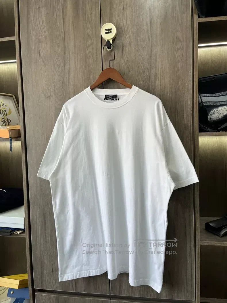 Balenciaga Balenciaga Smiling Fluorescent Printed White Short Sleeve Size US XS / EU 42 / 0 - 6 Thumbnail