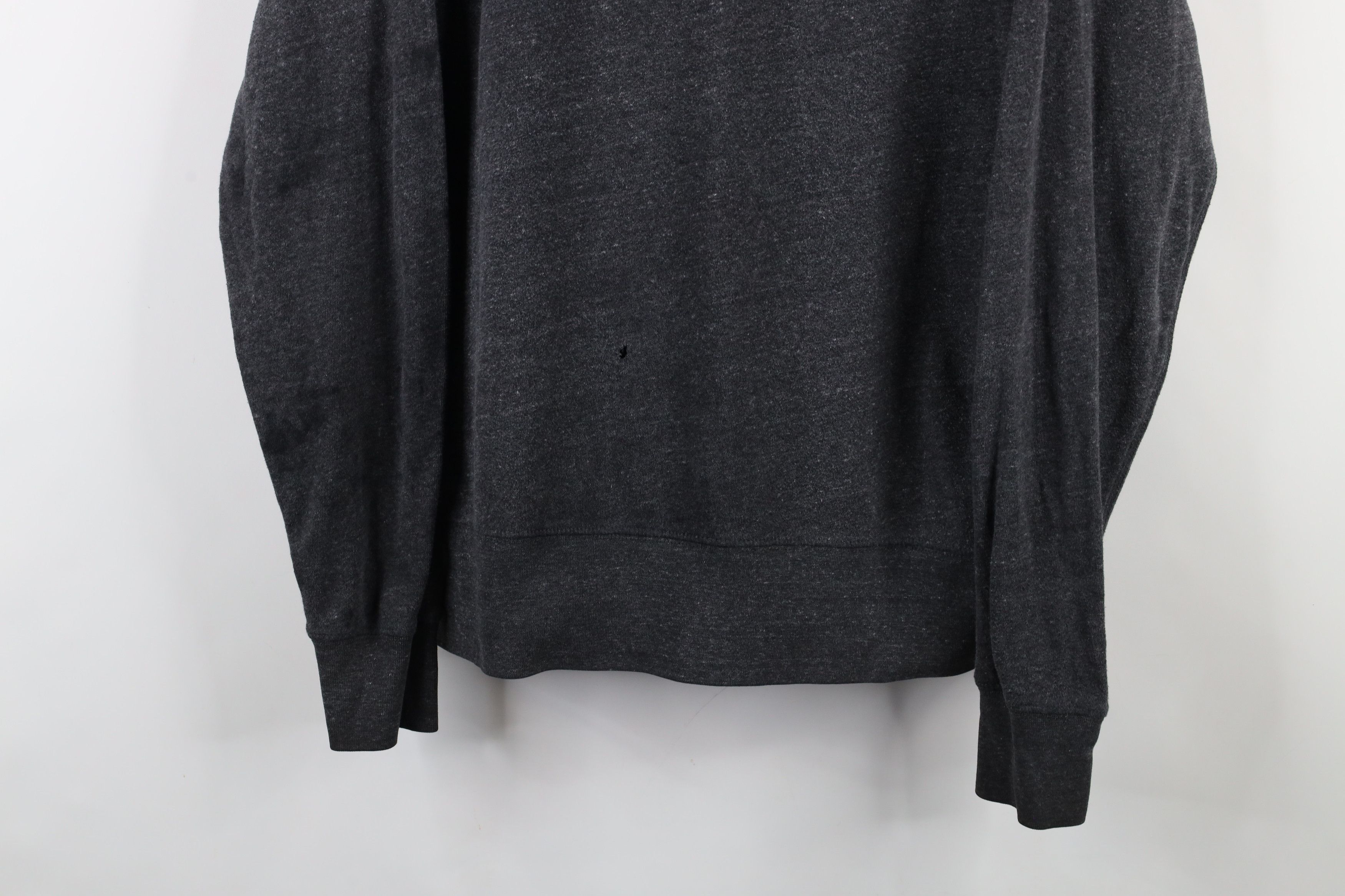 J.Crew × Vintage J Crew Blank Vintage Fleece Crewneck Sweatshirt Gray Size US L / EU 52-54 / 3 - 3 Thumbnail