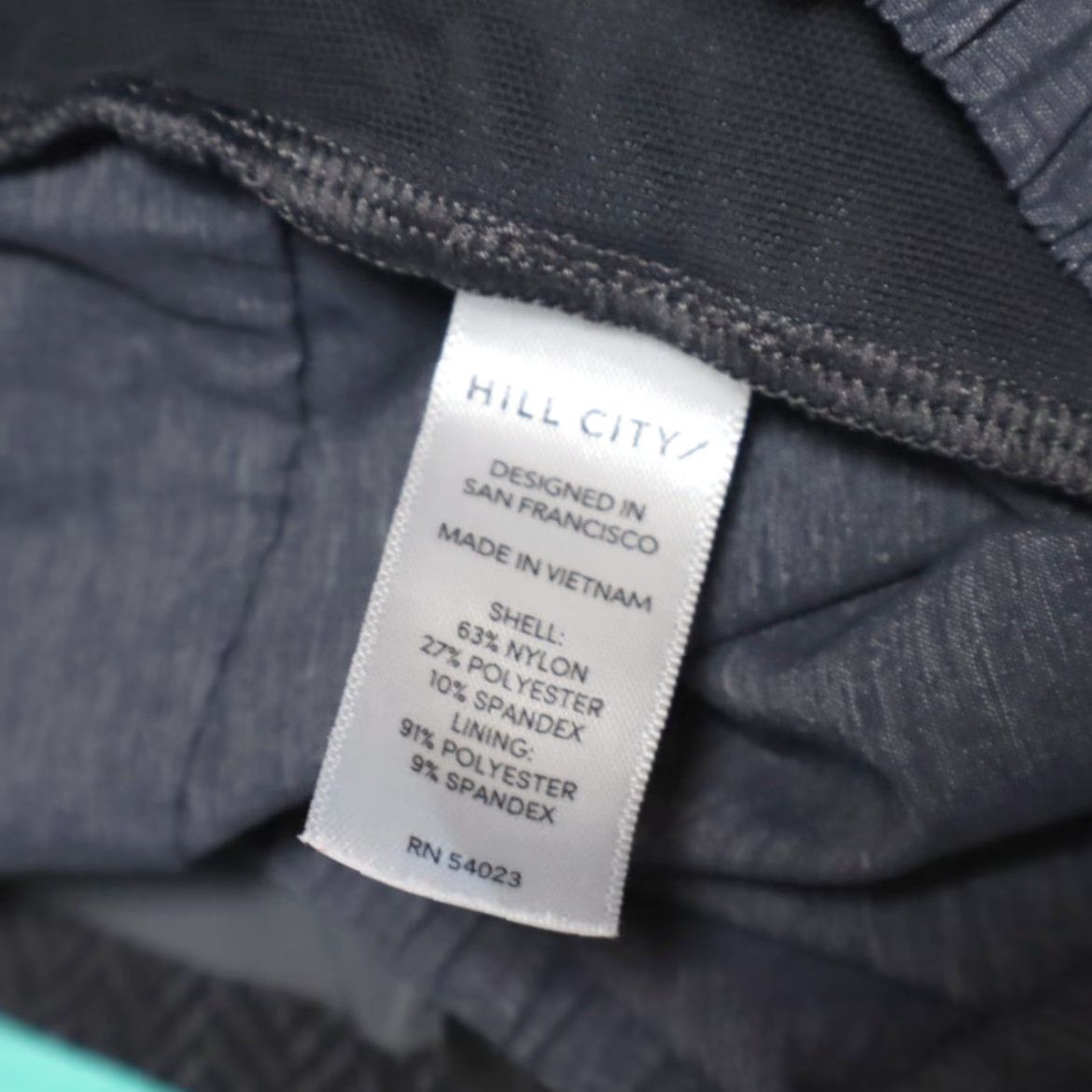 Vintage Hill City High Stretch Active Athletic Shorts Charcoal Heather L Size US 33 - 6 Thumbnail