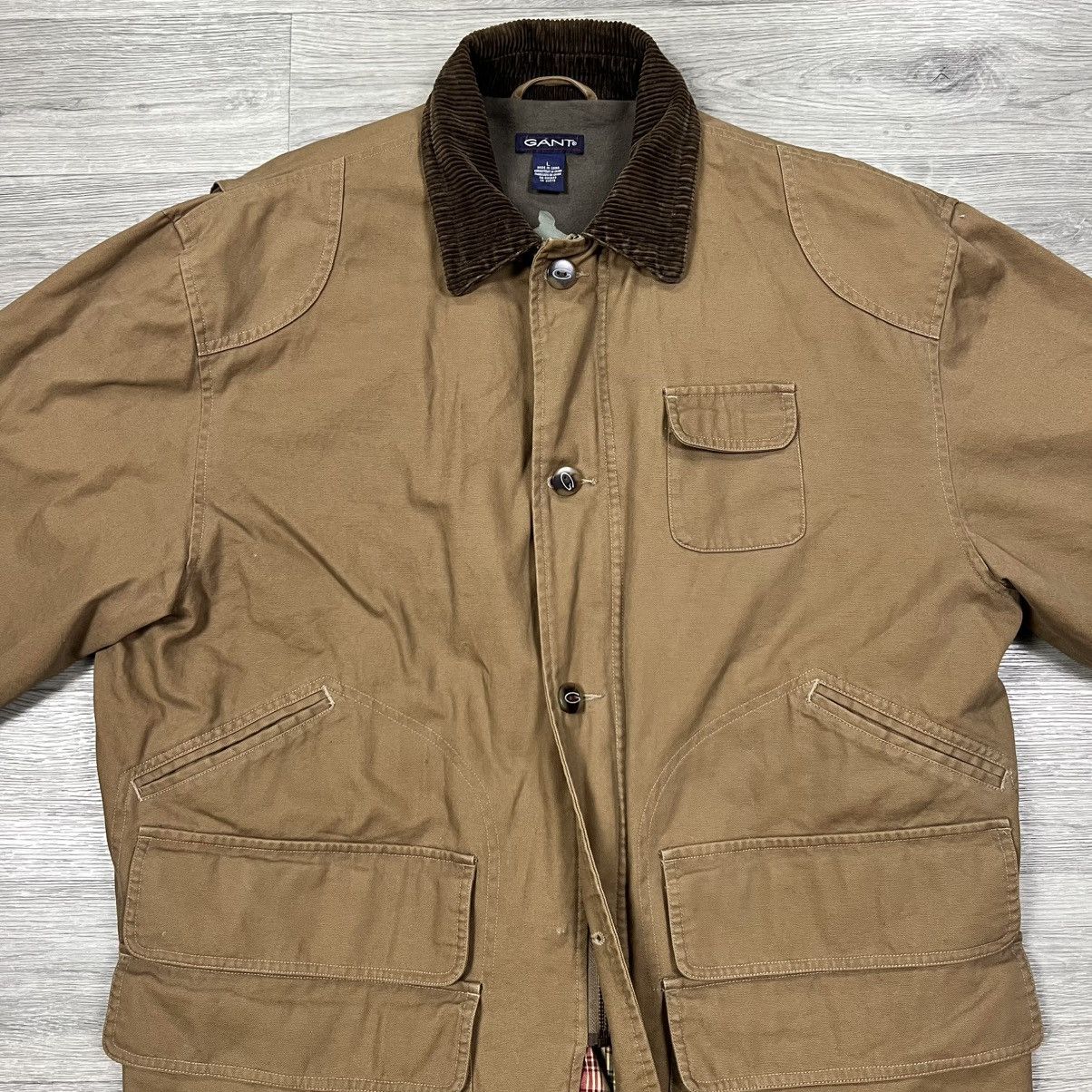 Gant GANT Vintage Canvas Hunting Chore Jacket Corduroy Trim Sz L Size US L / EU 52-54 / 3 - 3 Thumbnail