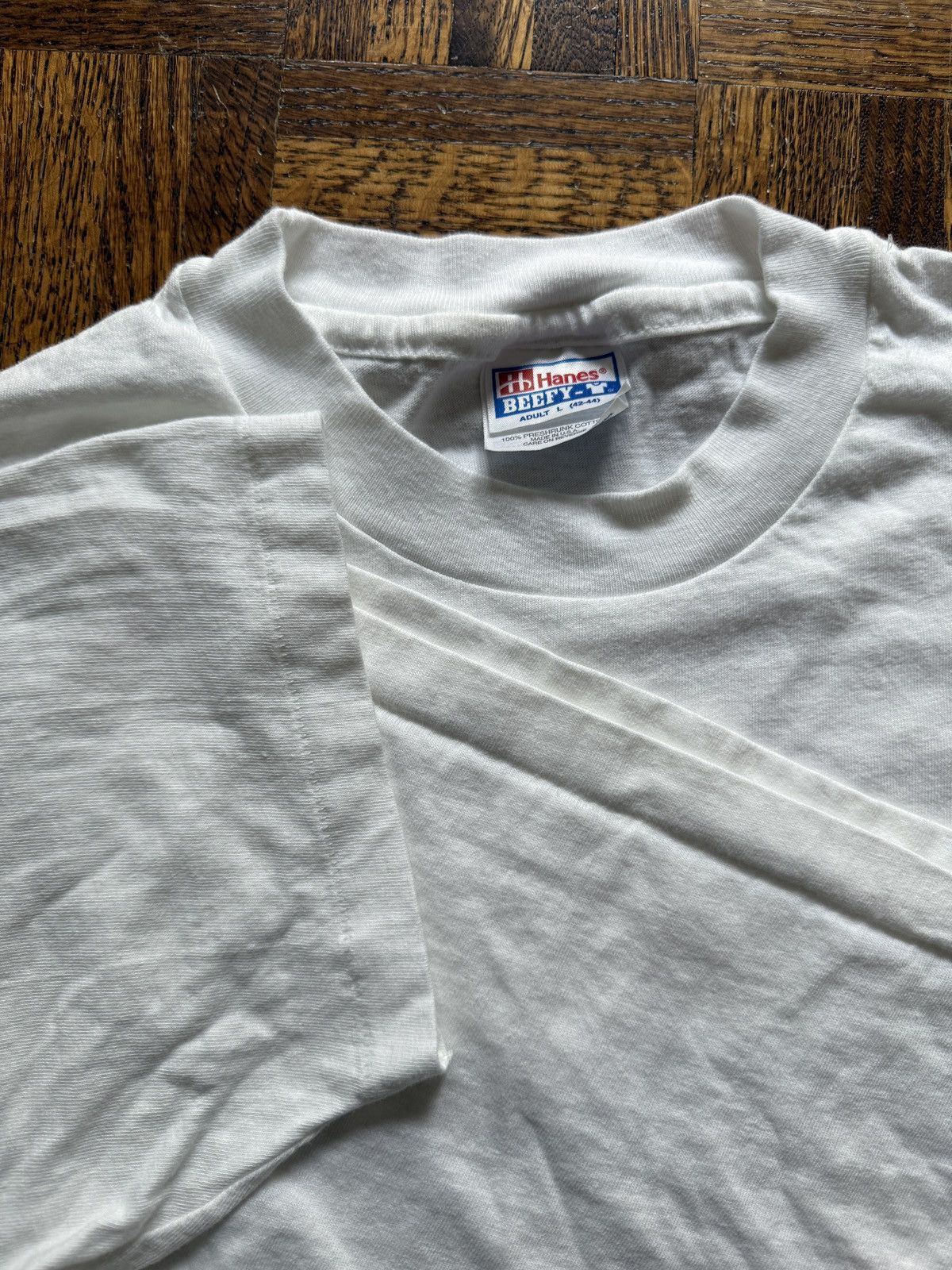 Vintage Vintage 90s Life is Simple Bitch & Moan Graphic Tee Size US L / EU 52-54 / 3 - 4 Thumbnail