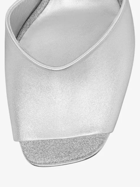 Christian Louboutin o1s1wg110924 Heeled Sandals in Silver Size US 7 / IT 37 - 4 Thumbnail