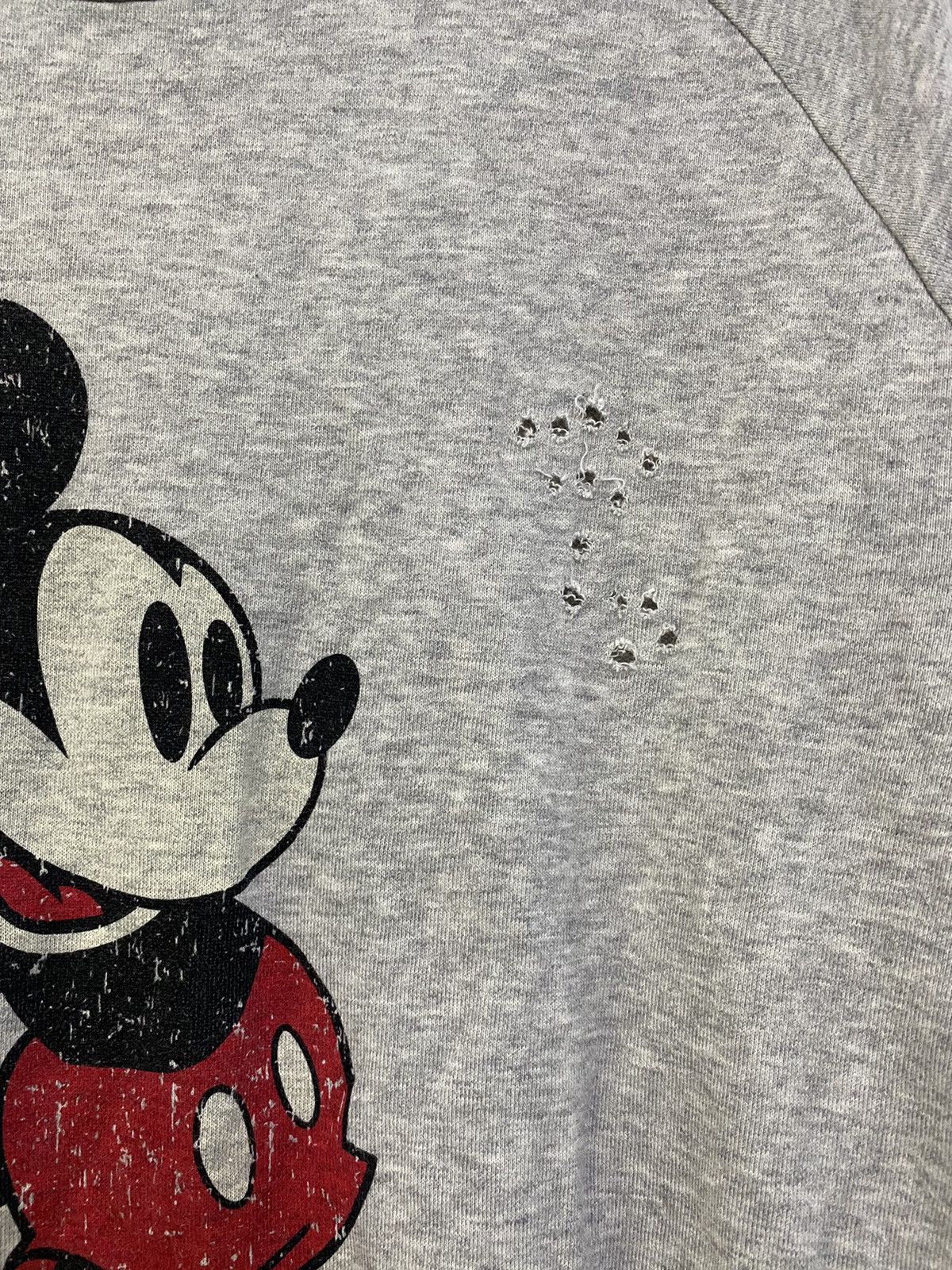 Beams Plus BEAMS X MICKEY MOUSE MIRROR PRINT DISTRESS SWEATSHIRT Size US S / EU 44-46 / 1 - 3 Thumbnail