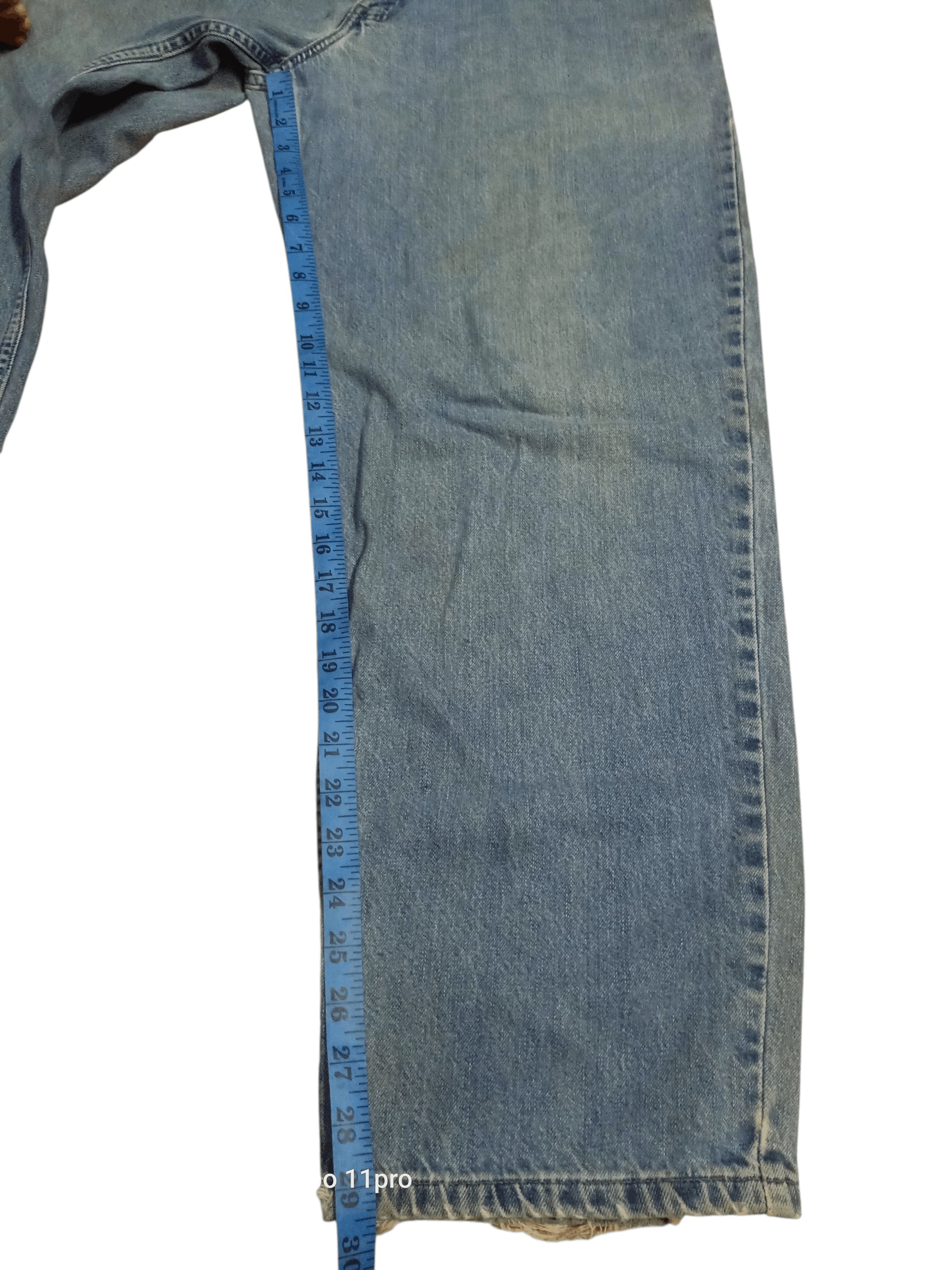 Levi's 🌟Vintag Levis 90s Silver Loose Jeans 🌟 Size US 34 / EU 50 - 7 Thumbnail