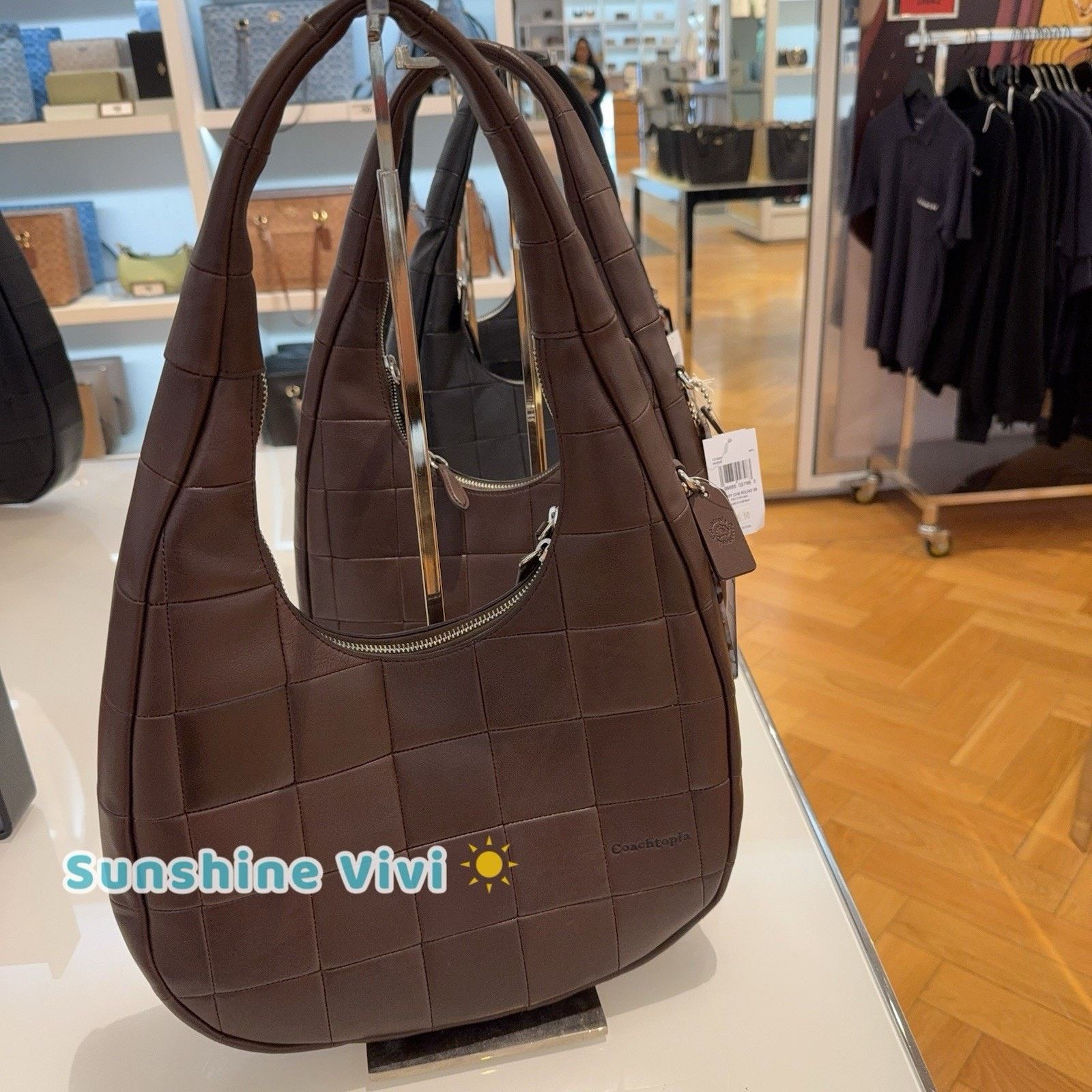 Coach NWT Coach Ego Crescent Shoulder Bag Leather Maple CCM62 Size ONE SIZE - 1 Thumbnail