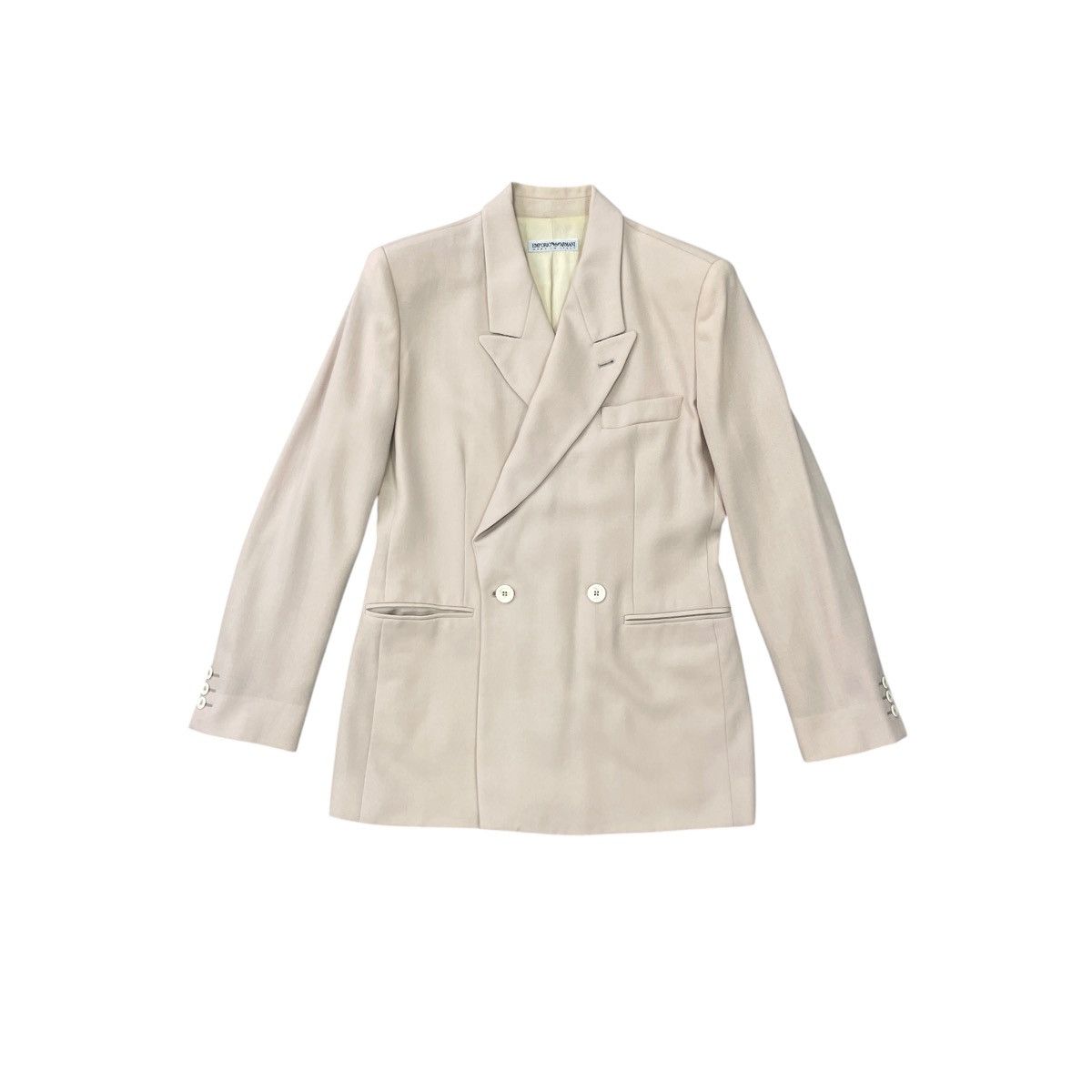 Emporio Armani × Vintage Vintage Emporio Armani Wool Blazer Size 46 Size L / US 10 / IT 46 - 1 Thumbnail