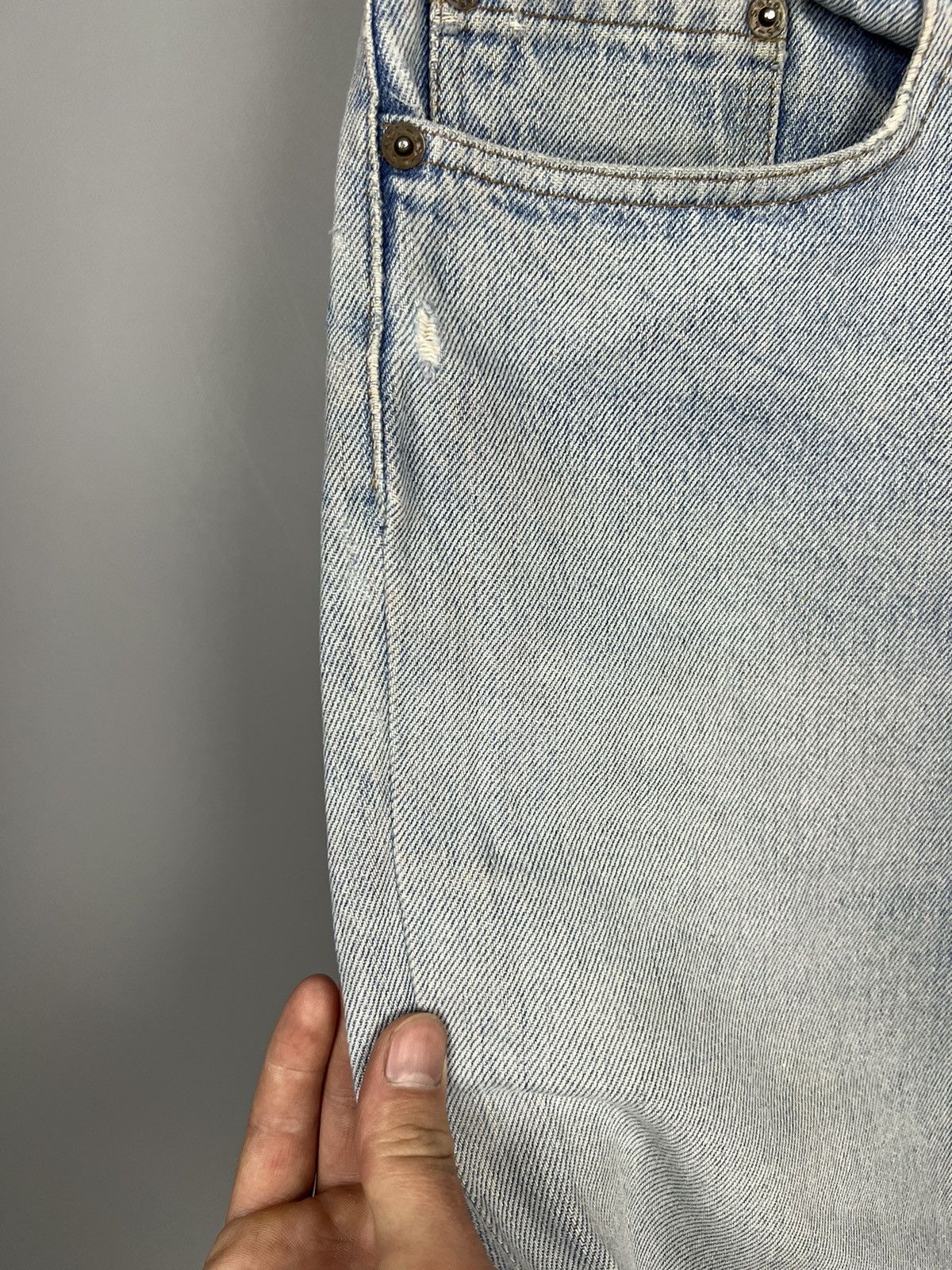 Levi's Vintage patchwork levi's 501 made in France 🇫🇷 denim shorts Size 27" / US 4 / IT 40 - 6 Thumbnail