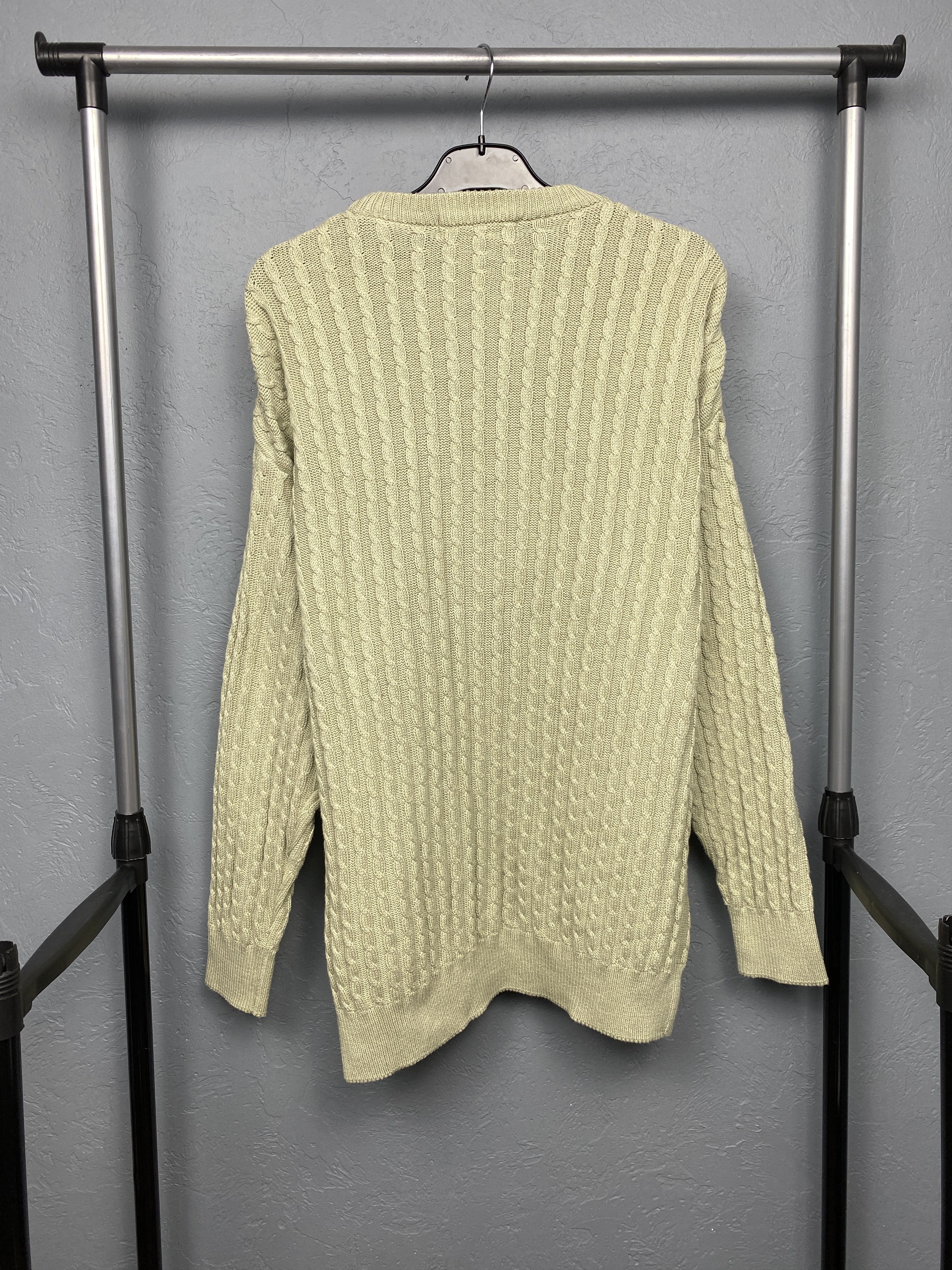 Burberry Burberrys 90s Vintage Mens Crew Neck Knit Sweater Size US L / EU 52-54 / 3 - 6 Thumbnail
