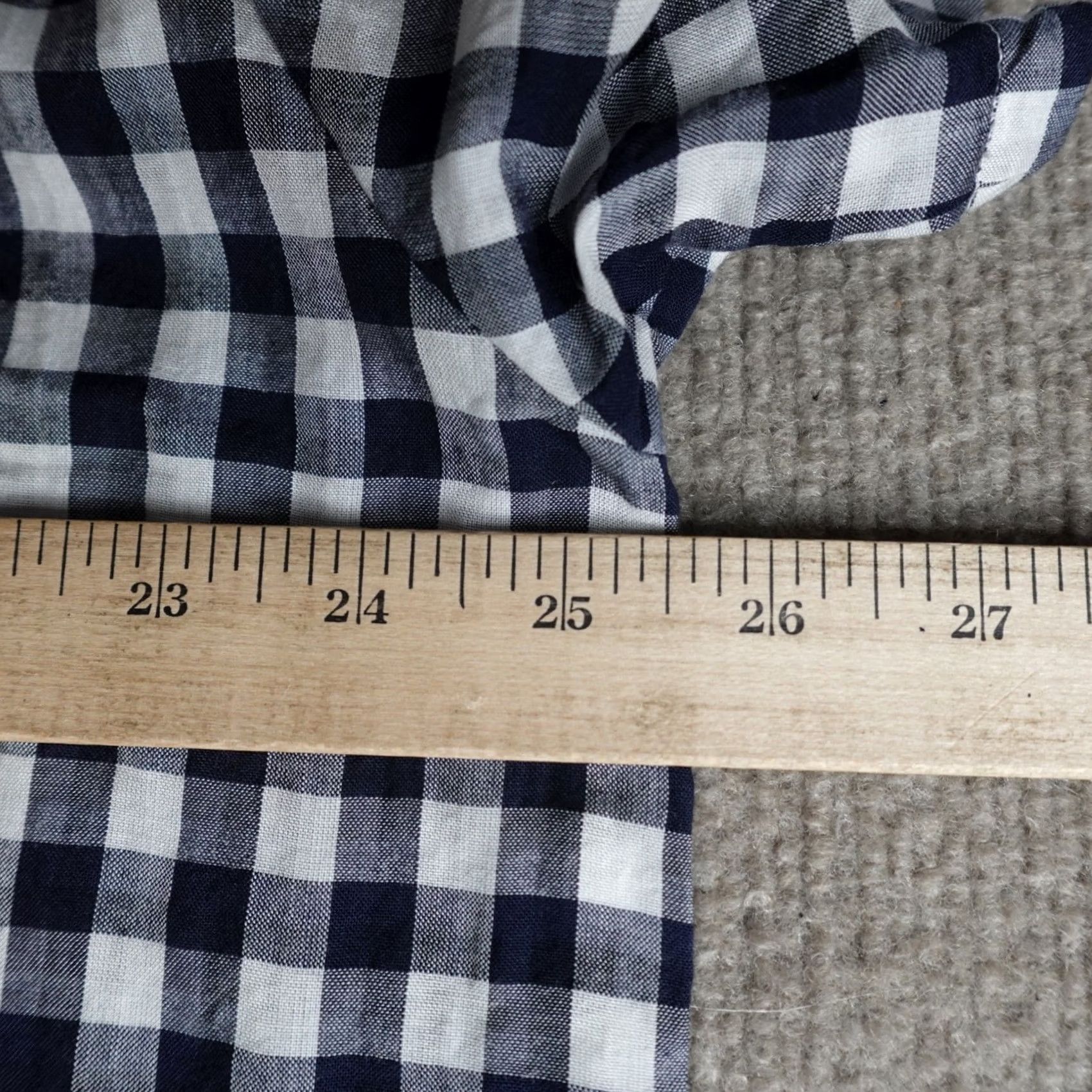 Onia Onia Mens Shirt XL Blue Camp Collar Gingham Plaid NEW Shirt XL Blue Size US XL / EU 56 / 4 - 4 Thumbnail