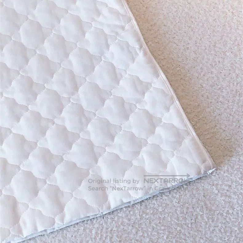 Fendi Fendi White quilted grid silk skirt Size 42" / US 20 - 4 Thumbnail
