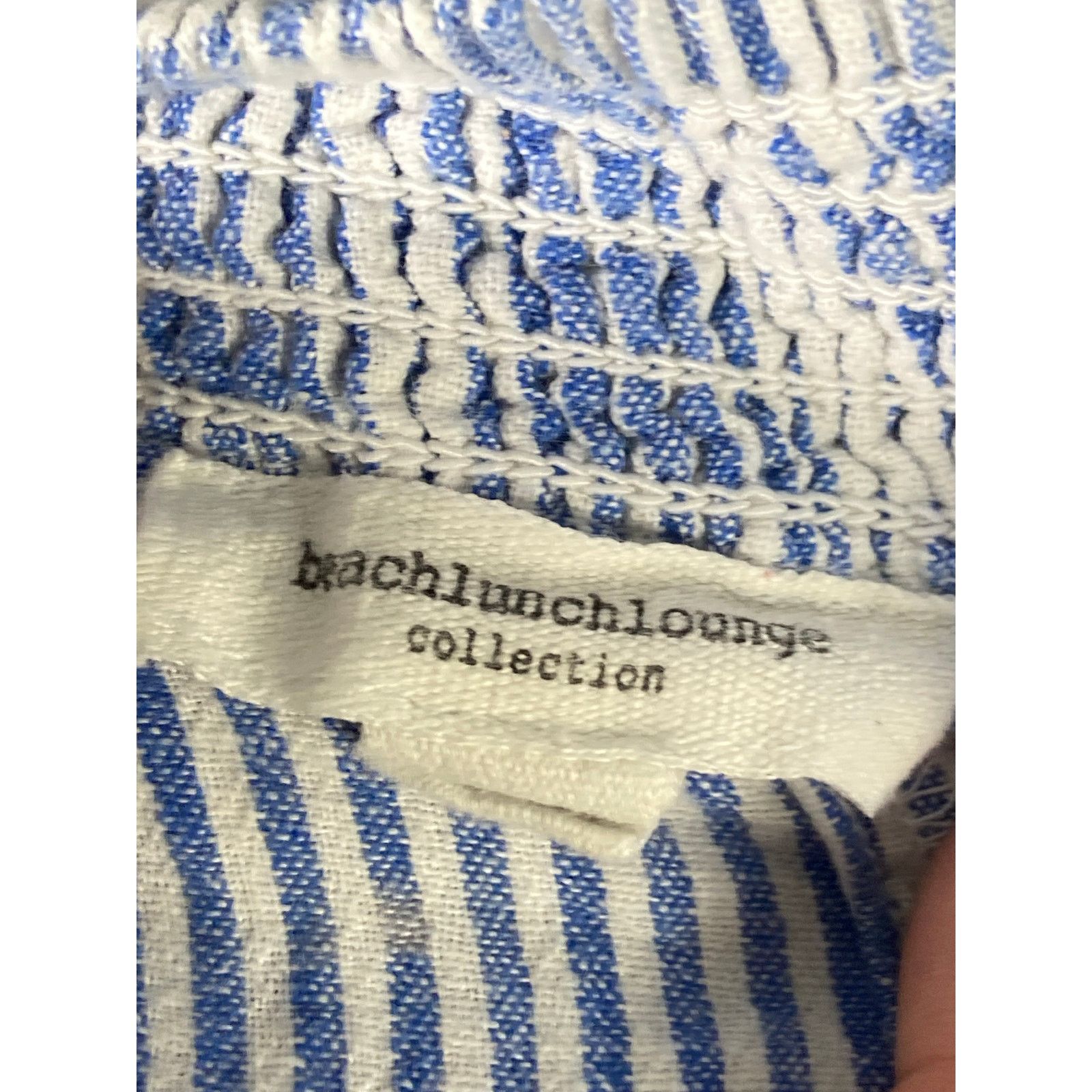 Other beachlunchlounge Women's Striped Wide-Leg Pants Blue Size S Size 26" / US 2 / IT 38 - 4 Thumbnail