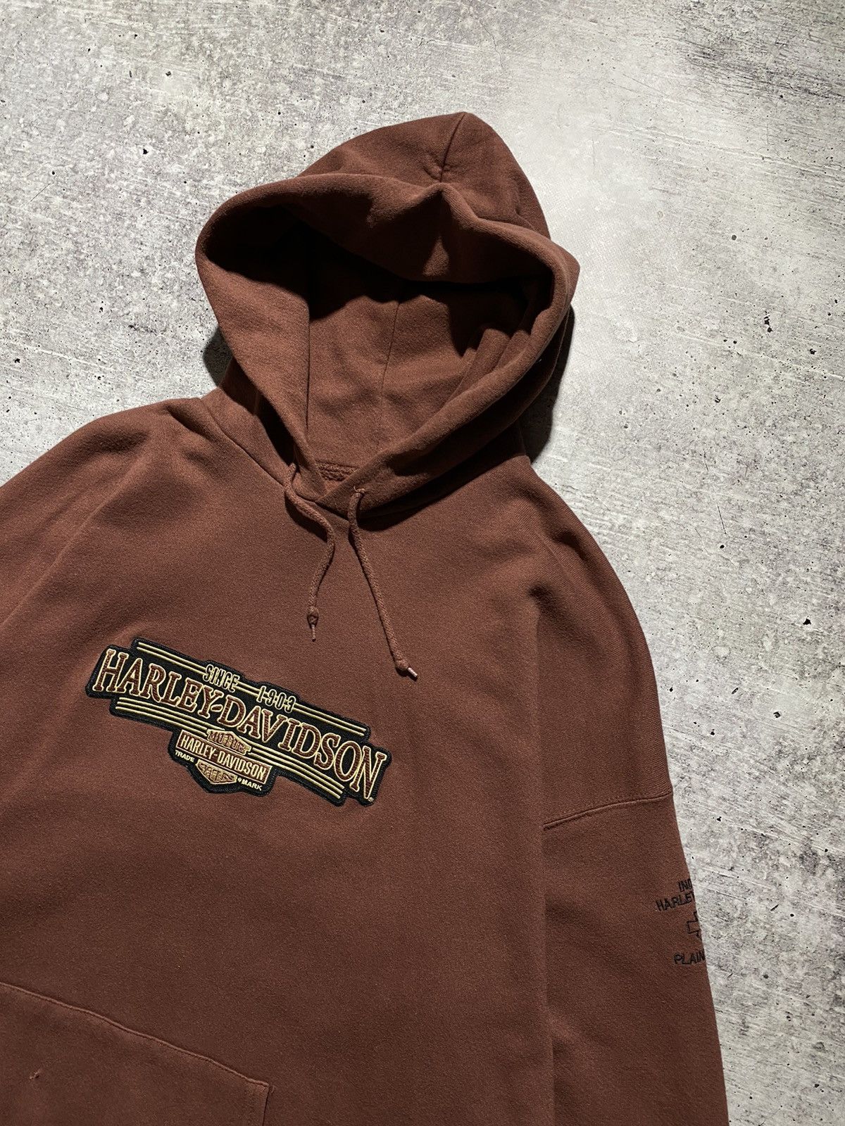 Harley Davidson × Vintage Vintage Harley Davidson Hoodie Size US XL / EU 56 / 4 - 3 Thumbnail