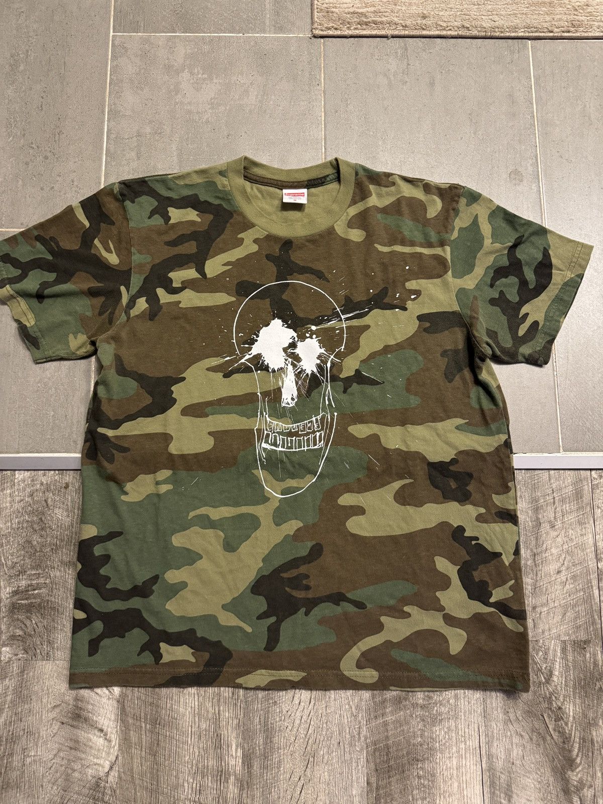 Streetwear × Supreme × Vintage Supreme Ralph Steadman Skull Camo