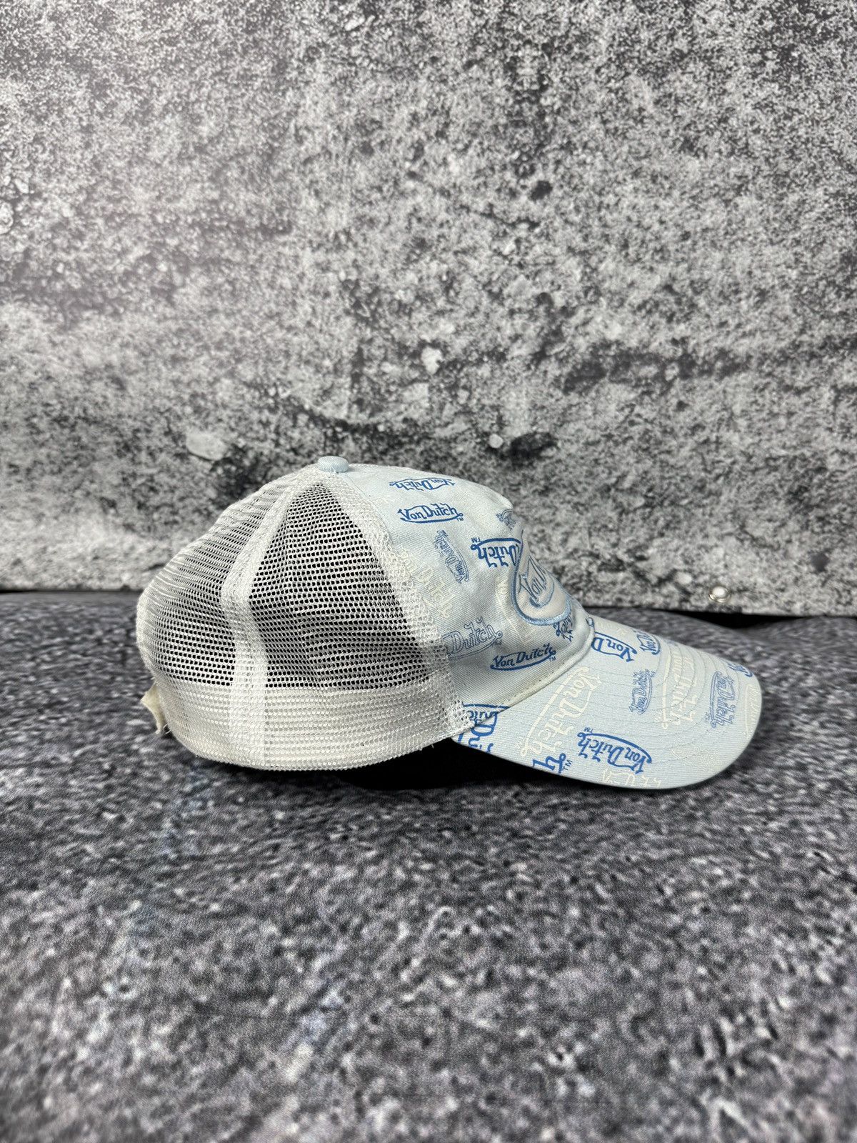 Von Dutch Men’s Von Dutch Vintage Monogram Baseball Cap Y2K One Size Size ONE SIZE - 7 Thumbnail