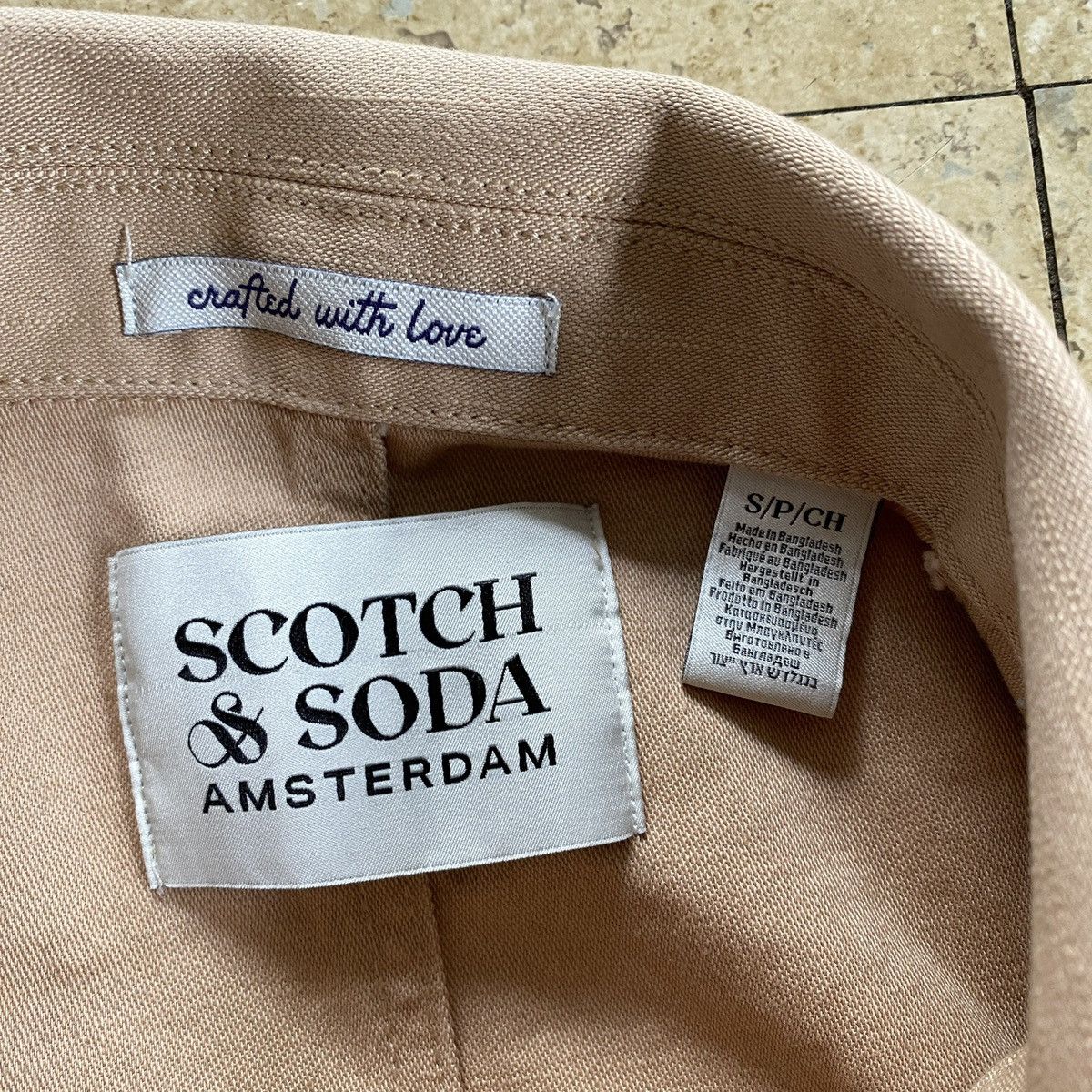 Scotch & Soda Scotch & Soda Textured Canvas Shirt Jacket Size US S / EU 44-46 / 1 - 2 Thumbnail