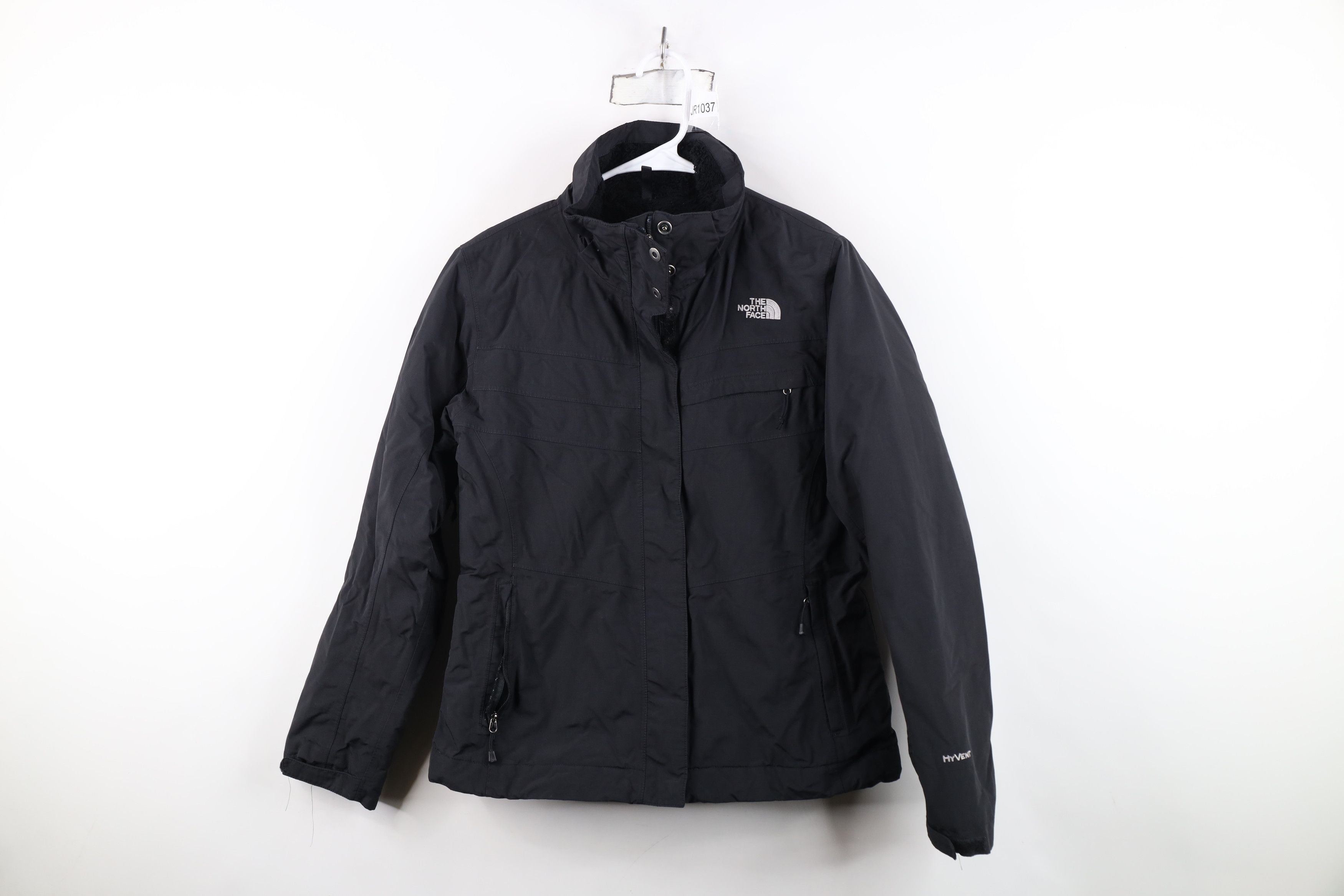 The North Face The North Face Distressed Hyvent Fleece Lined Jacket Black Size M / US 6-8 / IT 42-44 - 1 Thumbnail