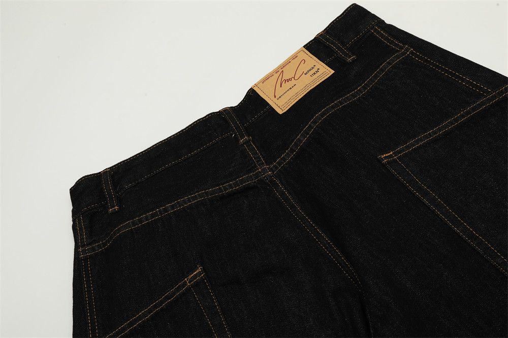 Japanese Brand × Jean Men's cargo patchwork wide-leg scimitar jeans Size US 32 / EU 48 - 6 Thumbnail