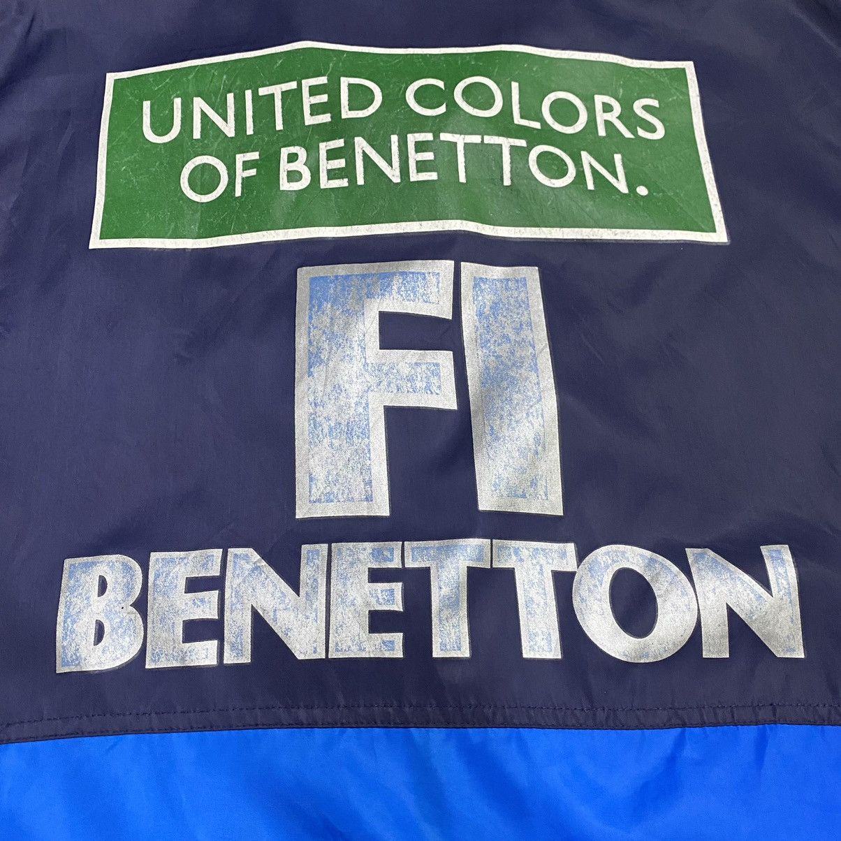 Vintage Vintage 90's BENETTON F1 Windbreaker Jacket Size US L / EU 52-54 / 3 - 17 Thumbnail