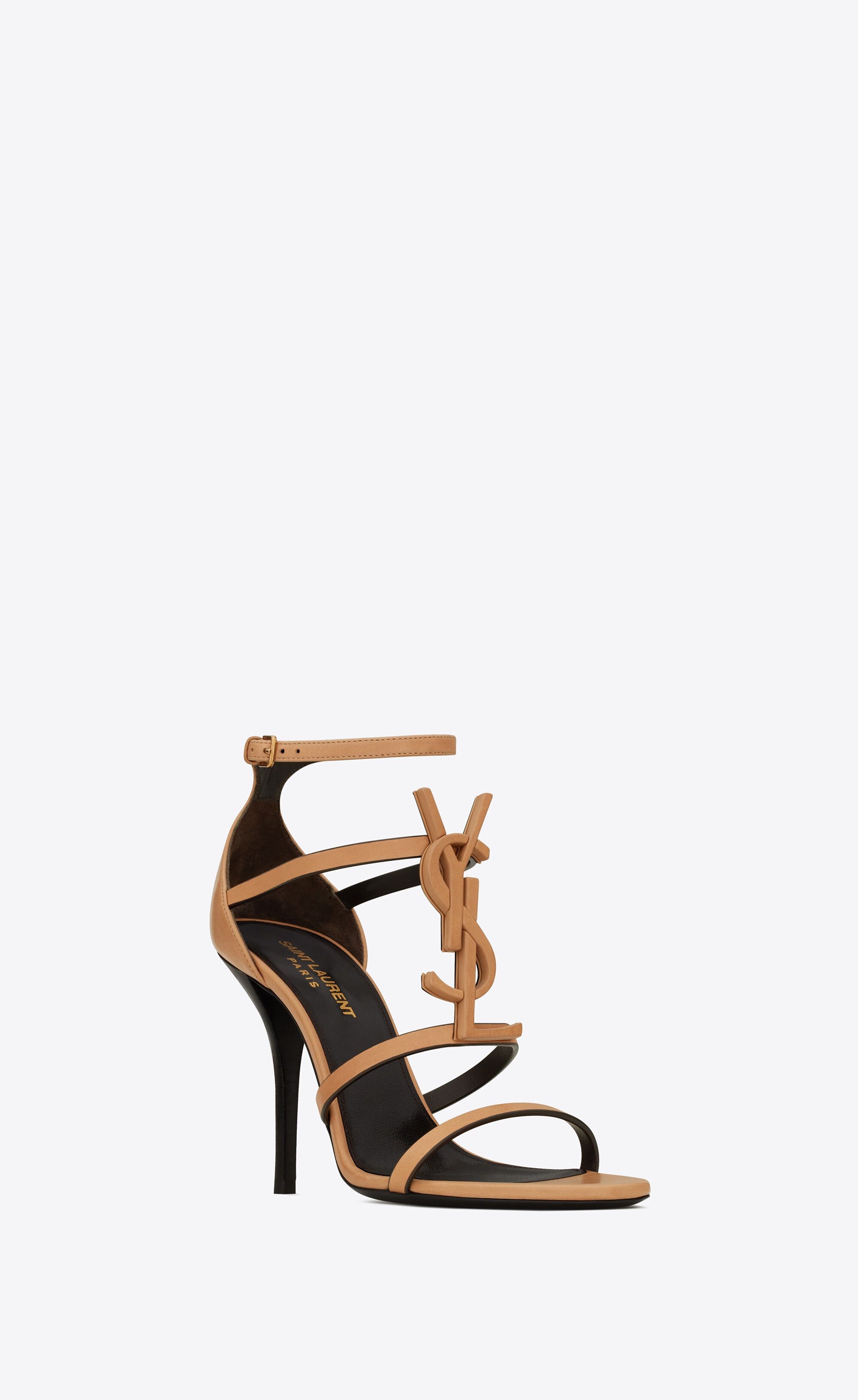 Saint Laurent Paris o1s1wg111125 Cassandra Sandals in Vegetable Tanned Leather Size US 9.5 / IT 39.5 - 3 Thumbnail