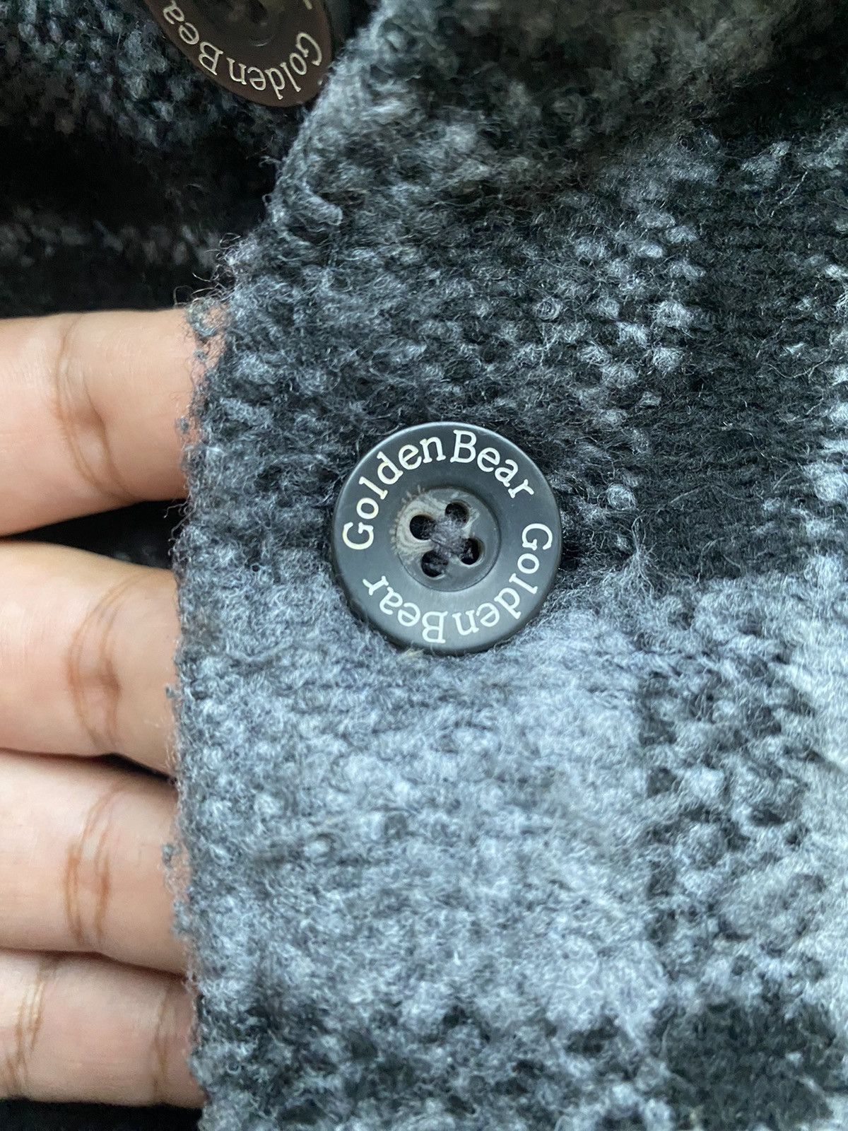Golden Bear × Vintage Vintage Golden Bear Checkered Sherpa Flannel Size US L / EU 52-54 / 3 - 5 Thumbnail