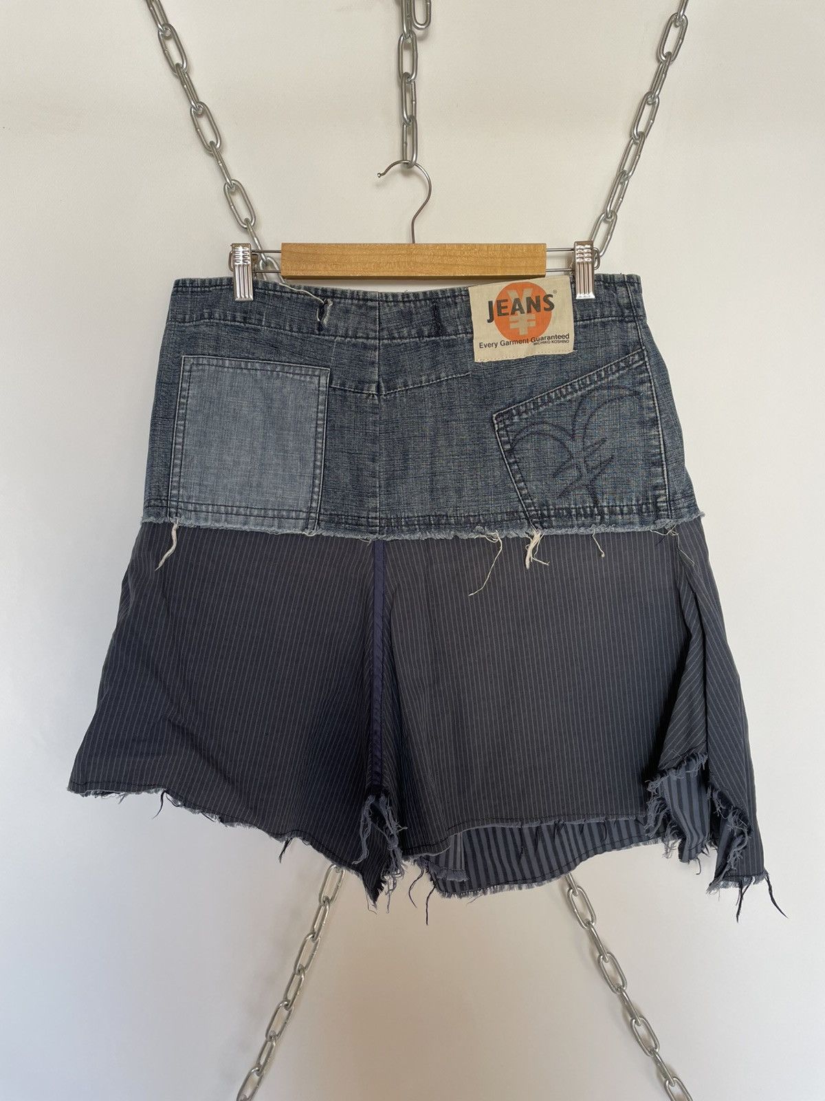 Michiko Koshino Y2K Michiko Koshino Asymmetrical Denim Skirt L Size Size 32" / US 10 / IT 46 - 1 Thumbnail