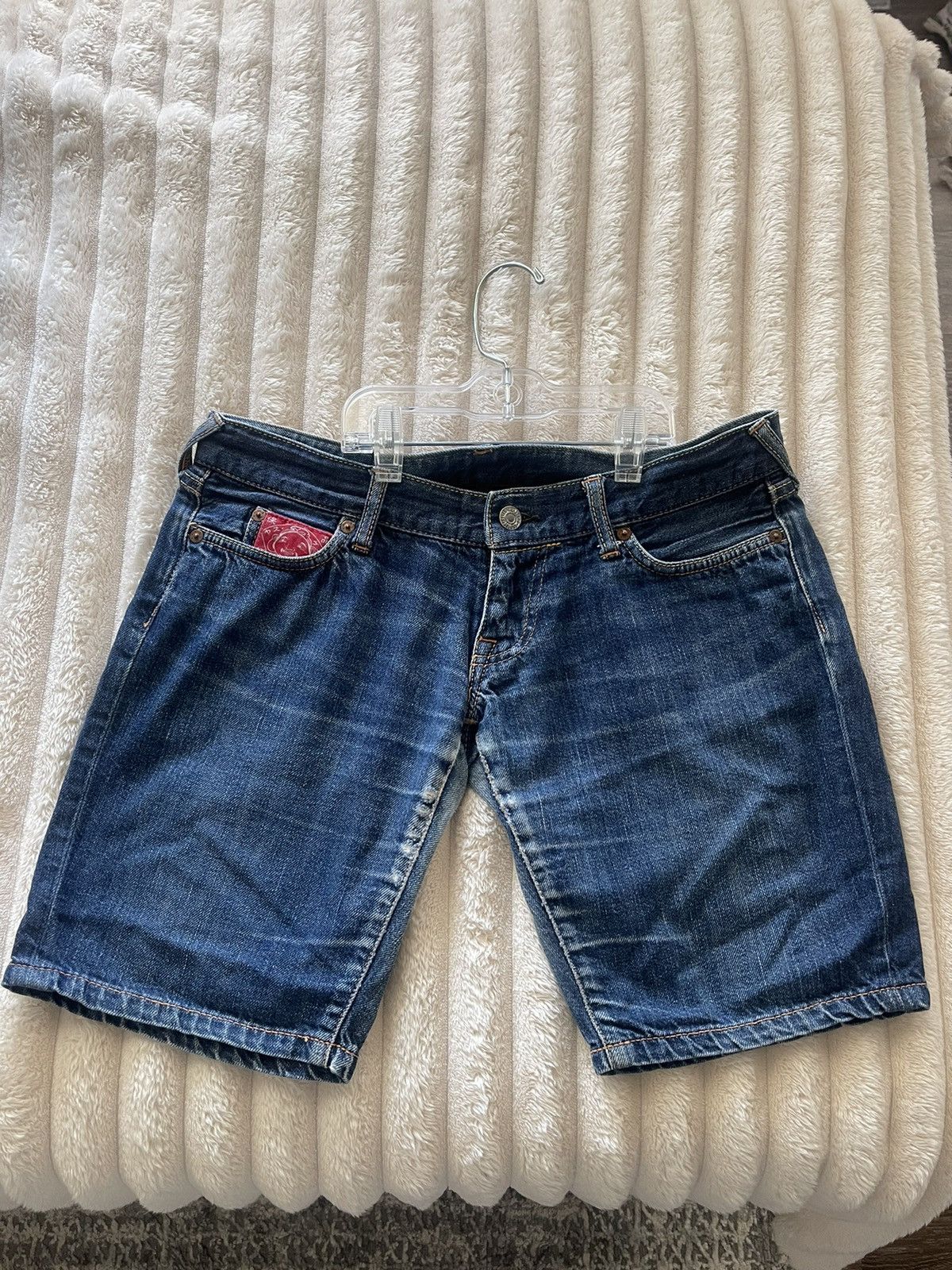 Evisu × Japanese Brand Evisu Men's Blue Denim Shorts Size US 30 / EU 46 - 2 Thumbnail