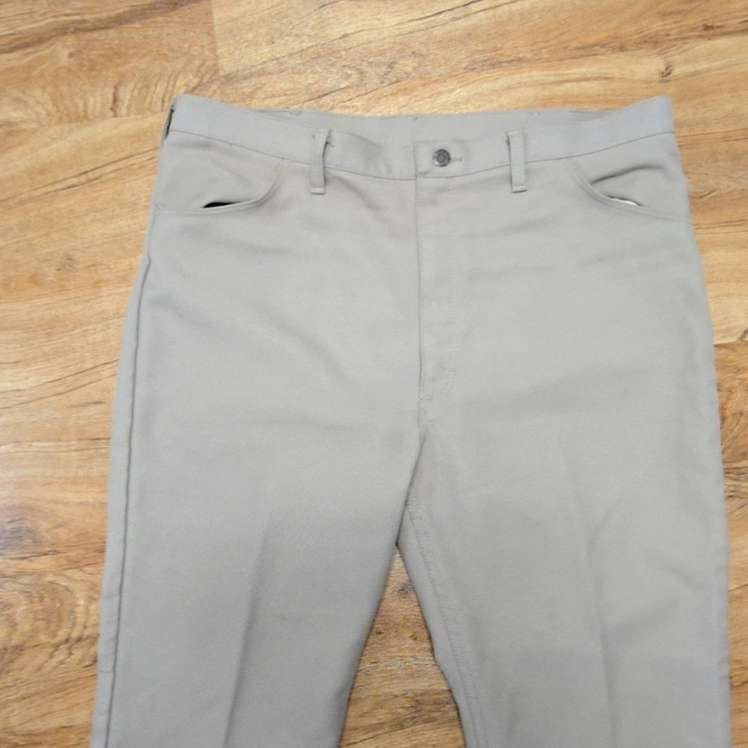 Wrangler Vintage Wrangler Mens 40x32 Pants Khaki Dress Pants 90s VTG Size US 40 / EU 56 - 3 Thumbnail