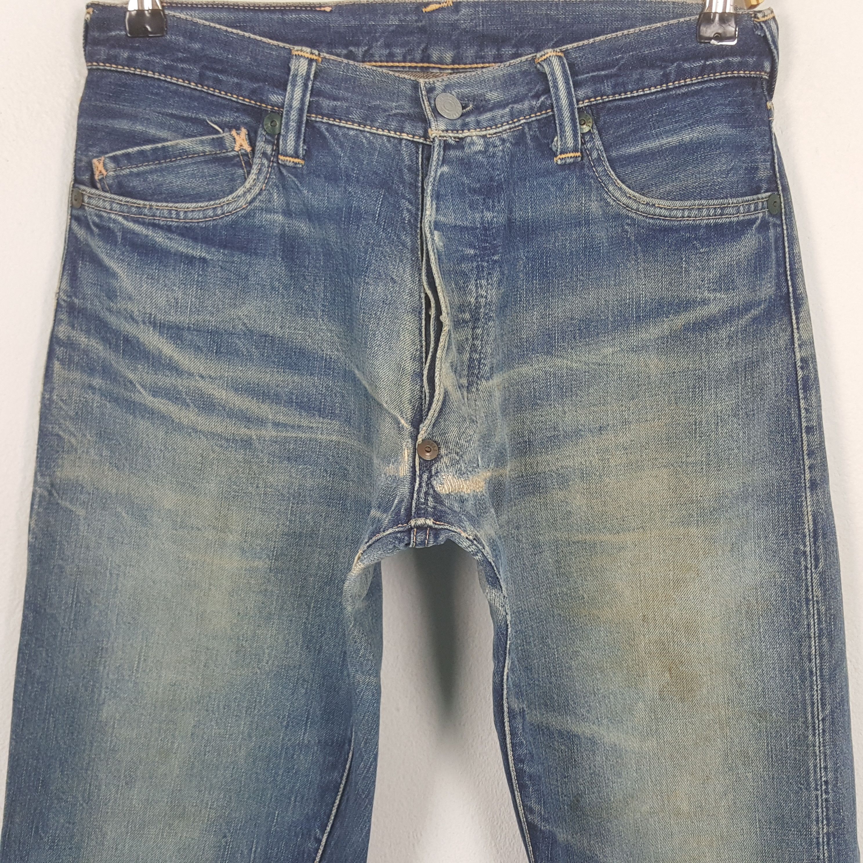 Evisu Vintage Evisu Selvedge Japan Daicock Custom Denim Jeans RR9 Size US 30 / EU 46 - 4 Thumbnail