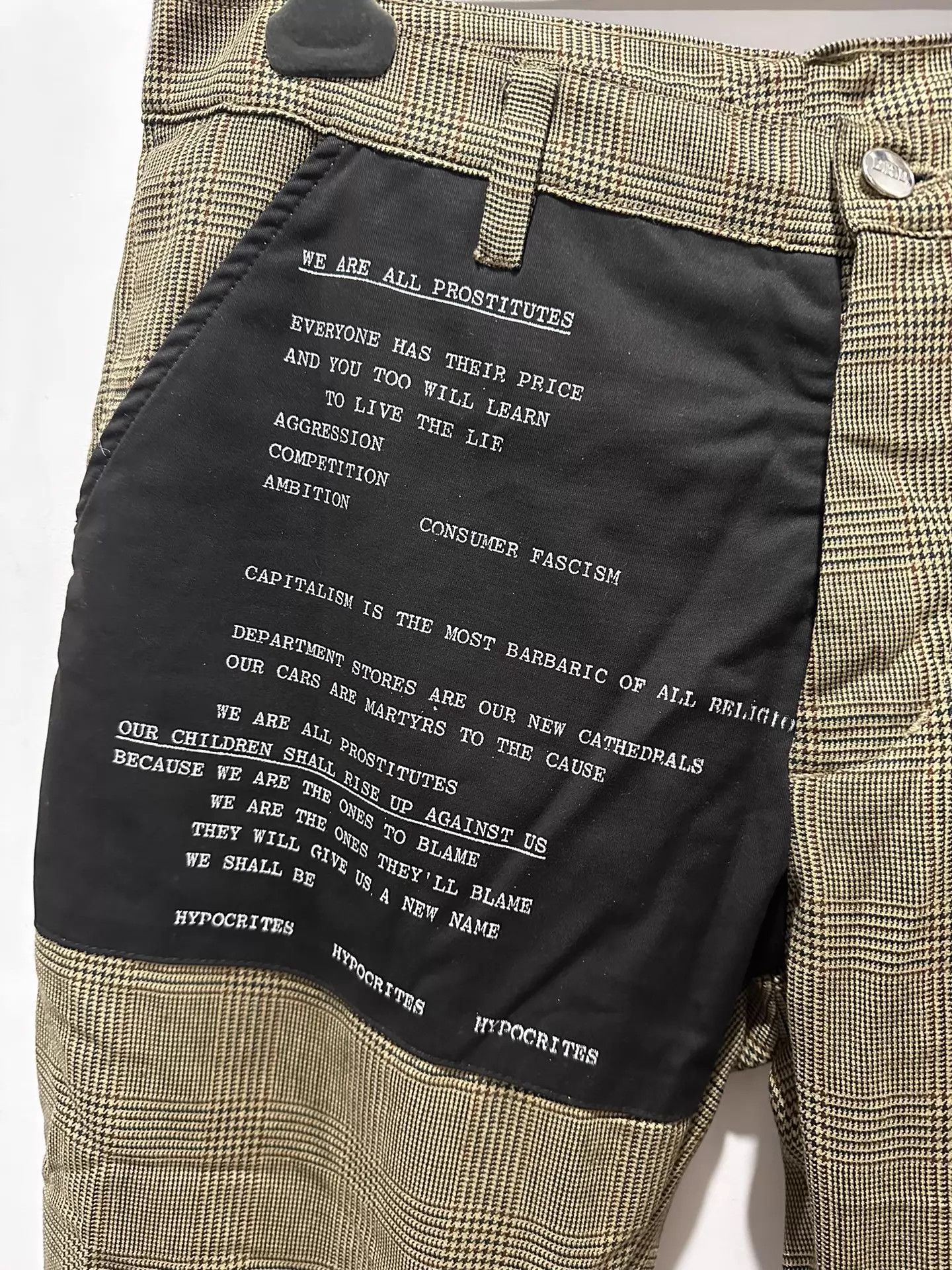 Enfants Riches Deprimes ERD logo check pants Size US 32 / EU 48 - 3 Thumbnail