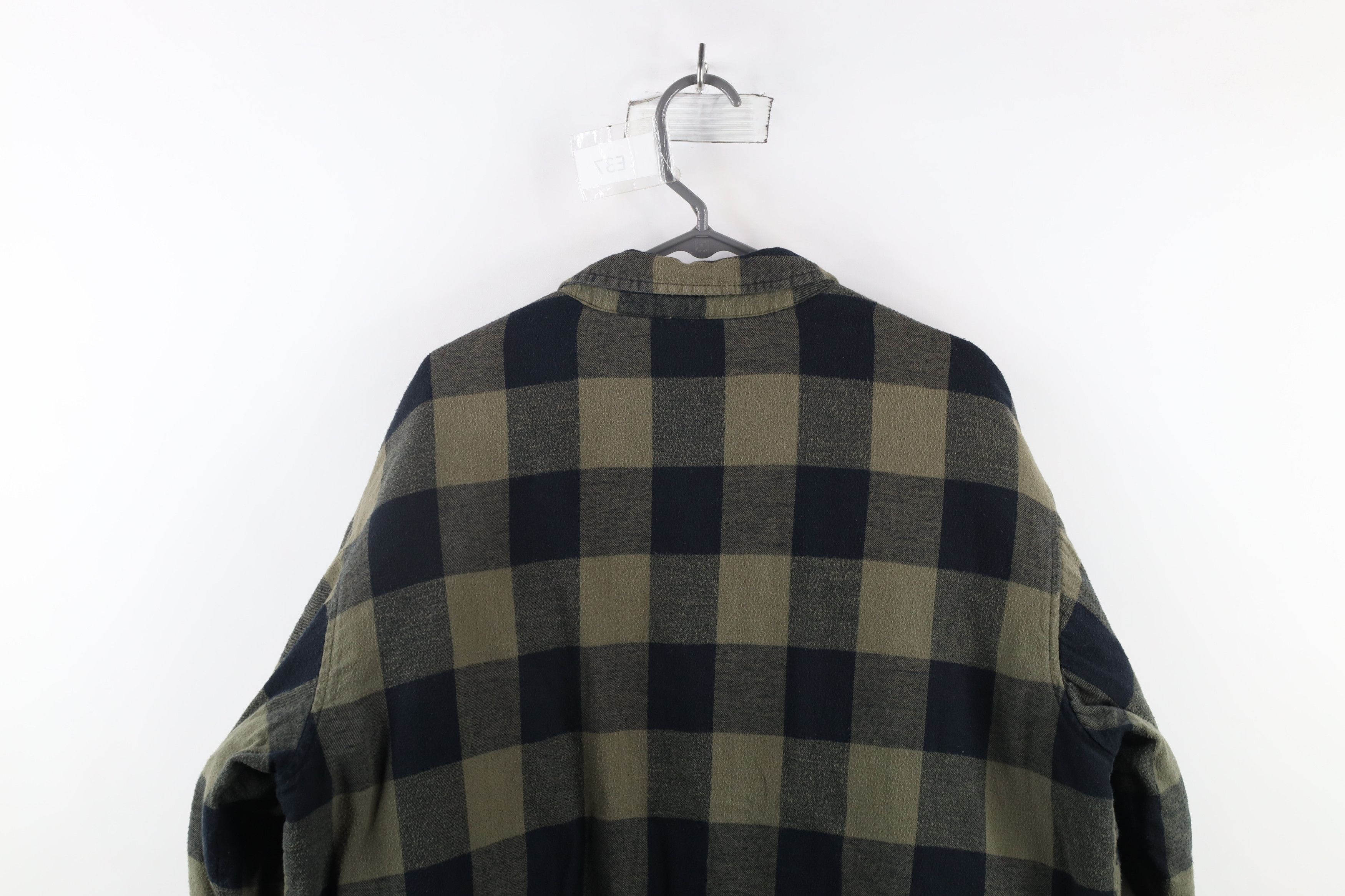 Vintage Vintage 90s Streetwear Flannel Button Shirt Jacket Jac Shirt Size US XL / EU 56 / 4 - 11 Thumbnail