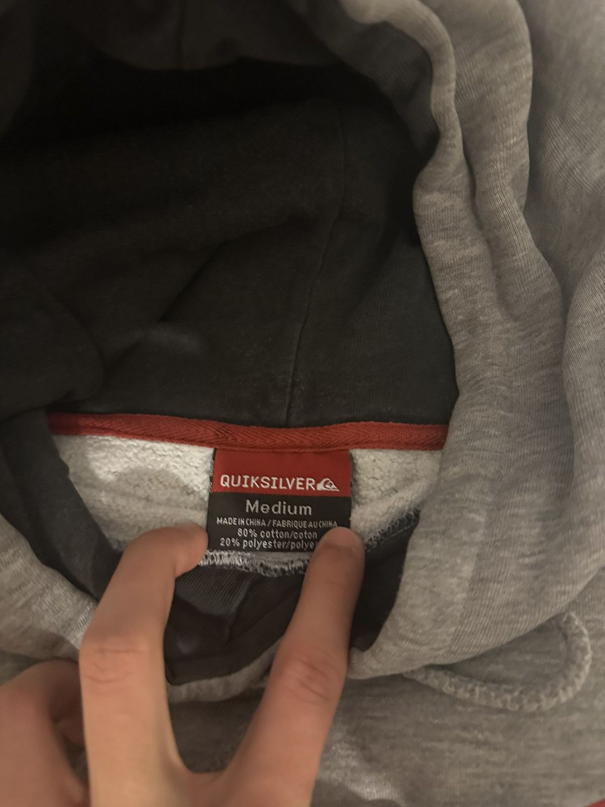 Quiksilver 🔥VINTAGE DISTRESSED QUIKSILVER SURF BAGGY HOODIE🔥 Size US M / EU 48-50 / 2 - 16 Thumbnail