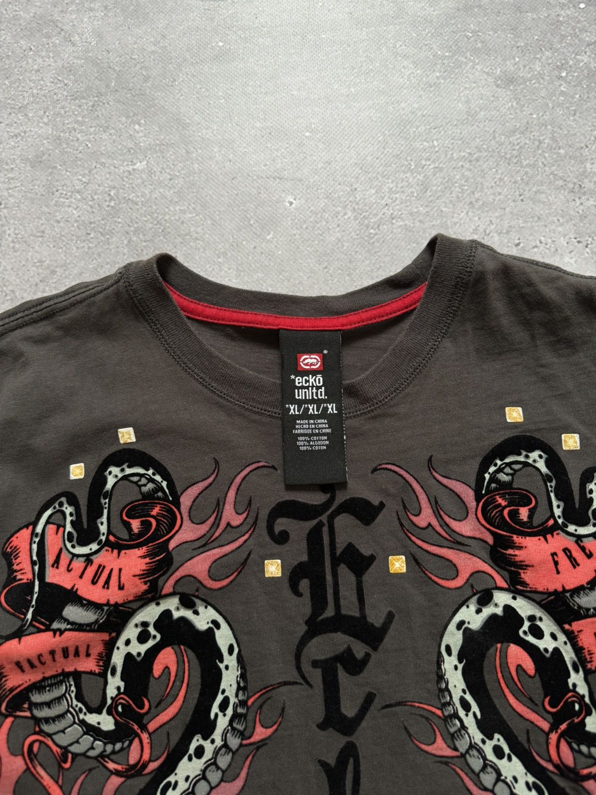 Ecko Unltd. × Vintage Vintage Y2K Ecko Unltd. Raglan Shirt Size US S / EU 44-46 / 1 - 4 Thumbnail