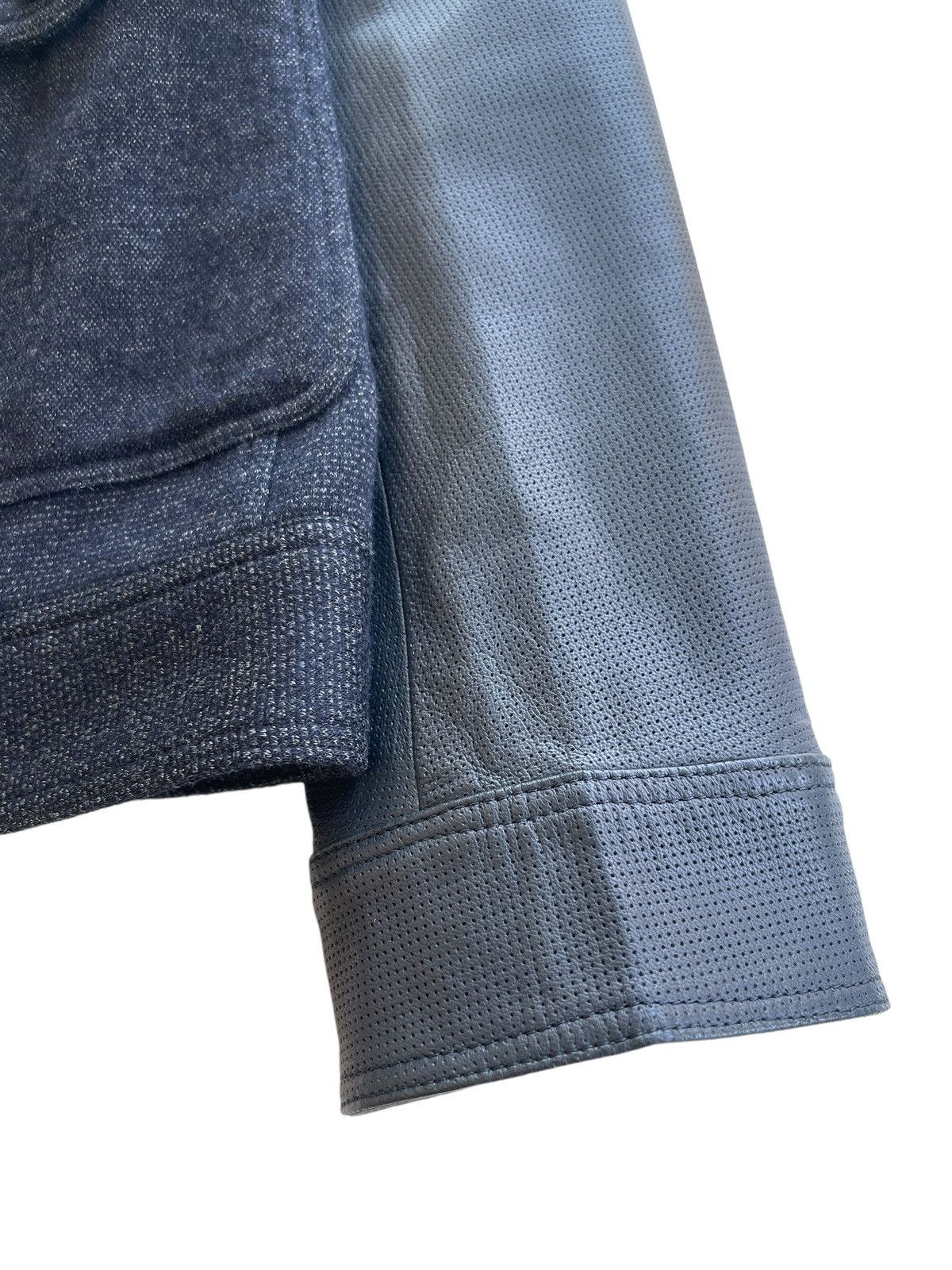 JOSEPH HOMME Joseph Homme Wool / Goatskin Leather Sleeve Jacket Size US S / EU 44-46 / 1 - 12 Thumbnail