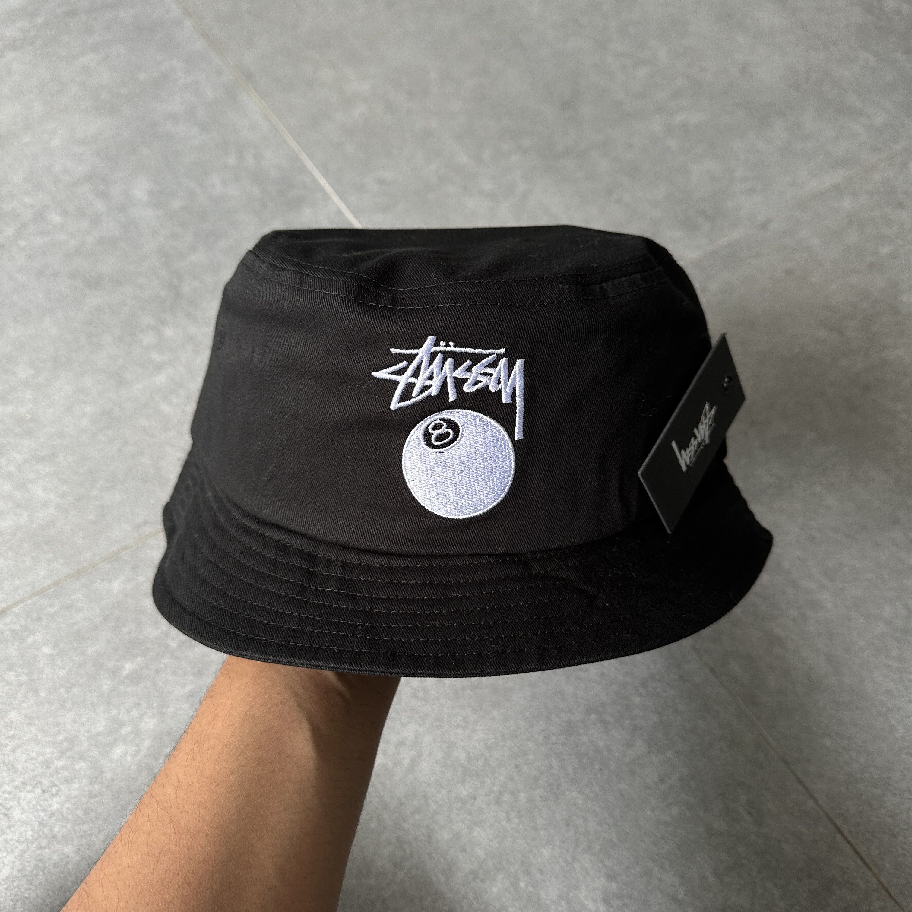 Vintage RARE STUSSY 8- BALL BUCKET HAT L/XL Size ONE SIZE - 1 Thumbnail